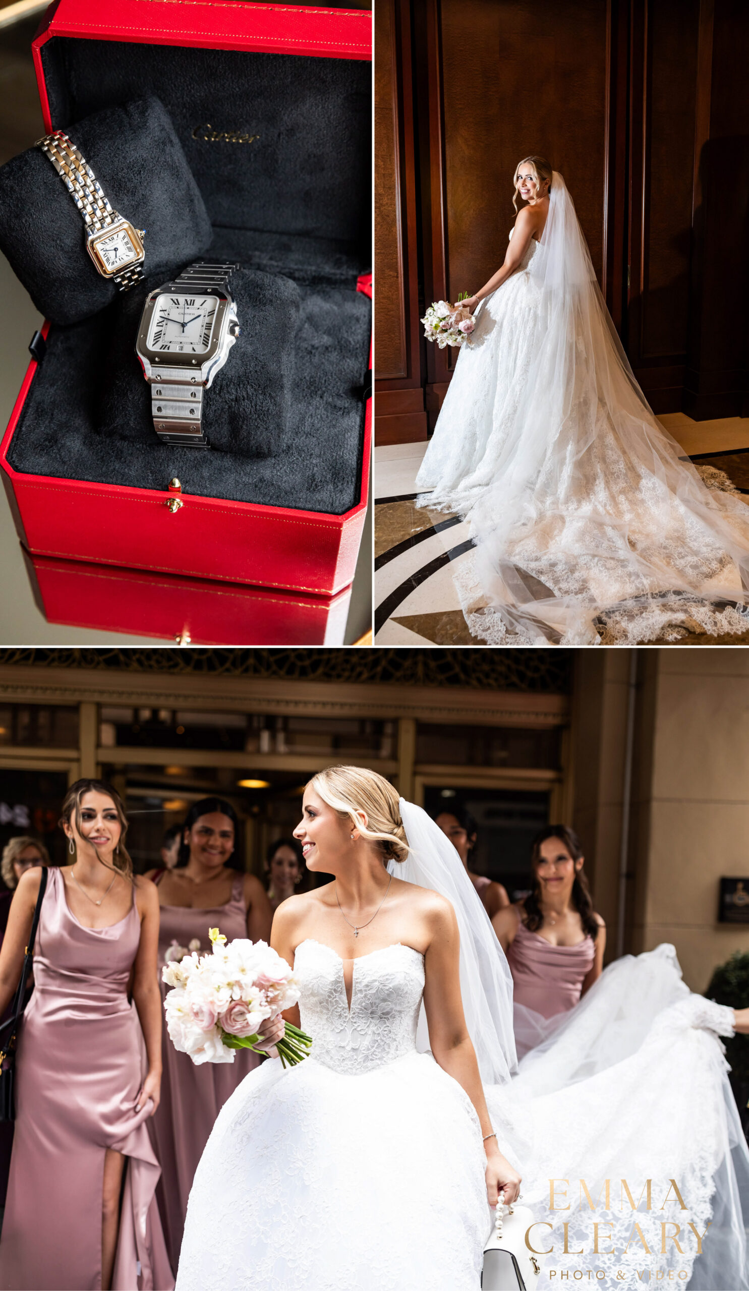 Bride getting ready photos in NYC