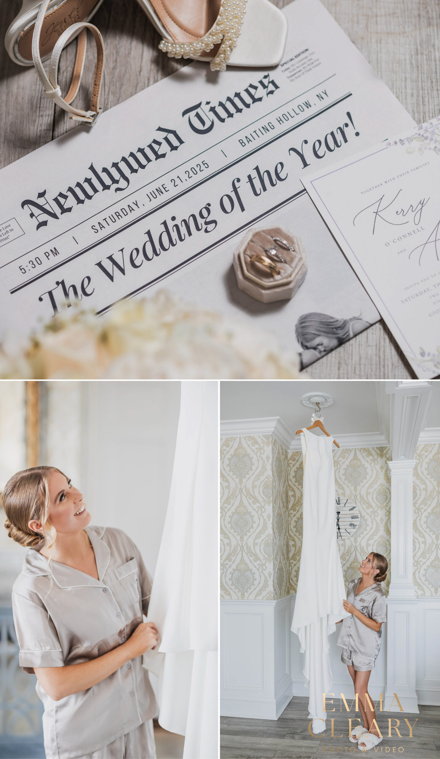 Bride getting ready photos in NY