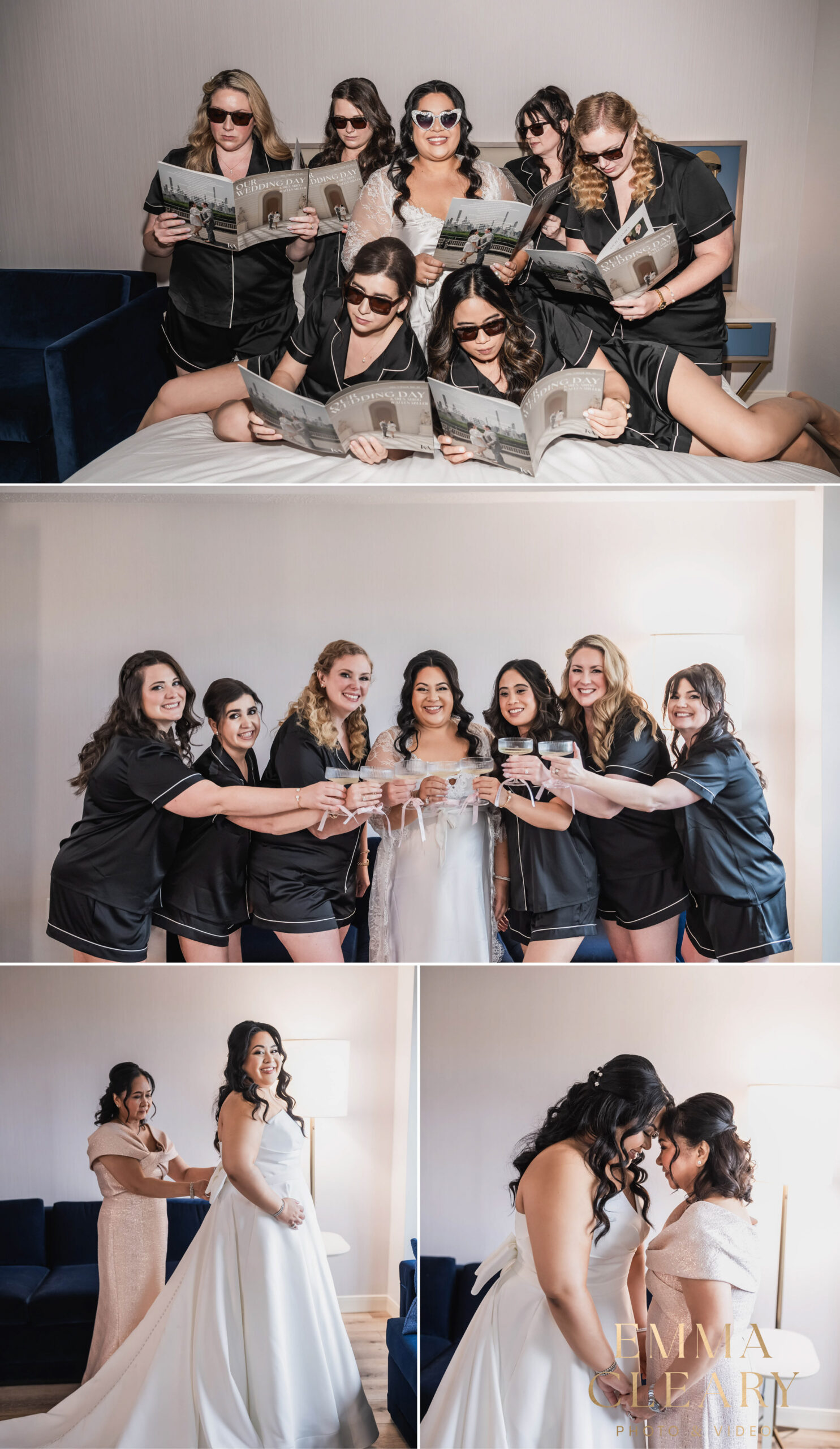 Bride getting ready photos in NY