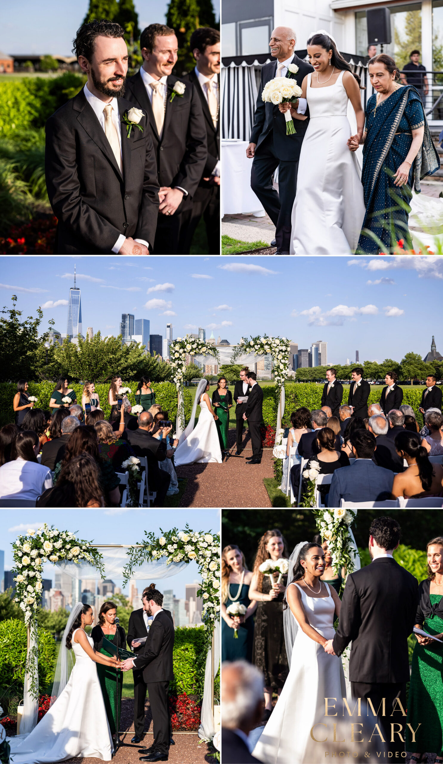 Photojournalistic photos of the wedding ceremony at Liberty House