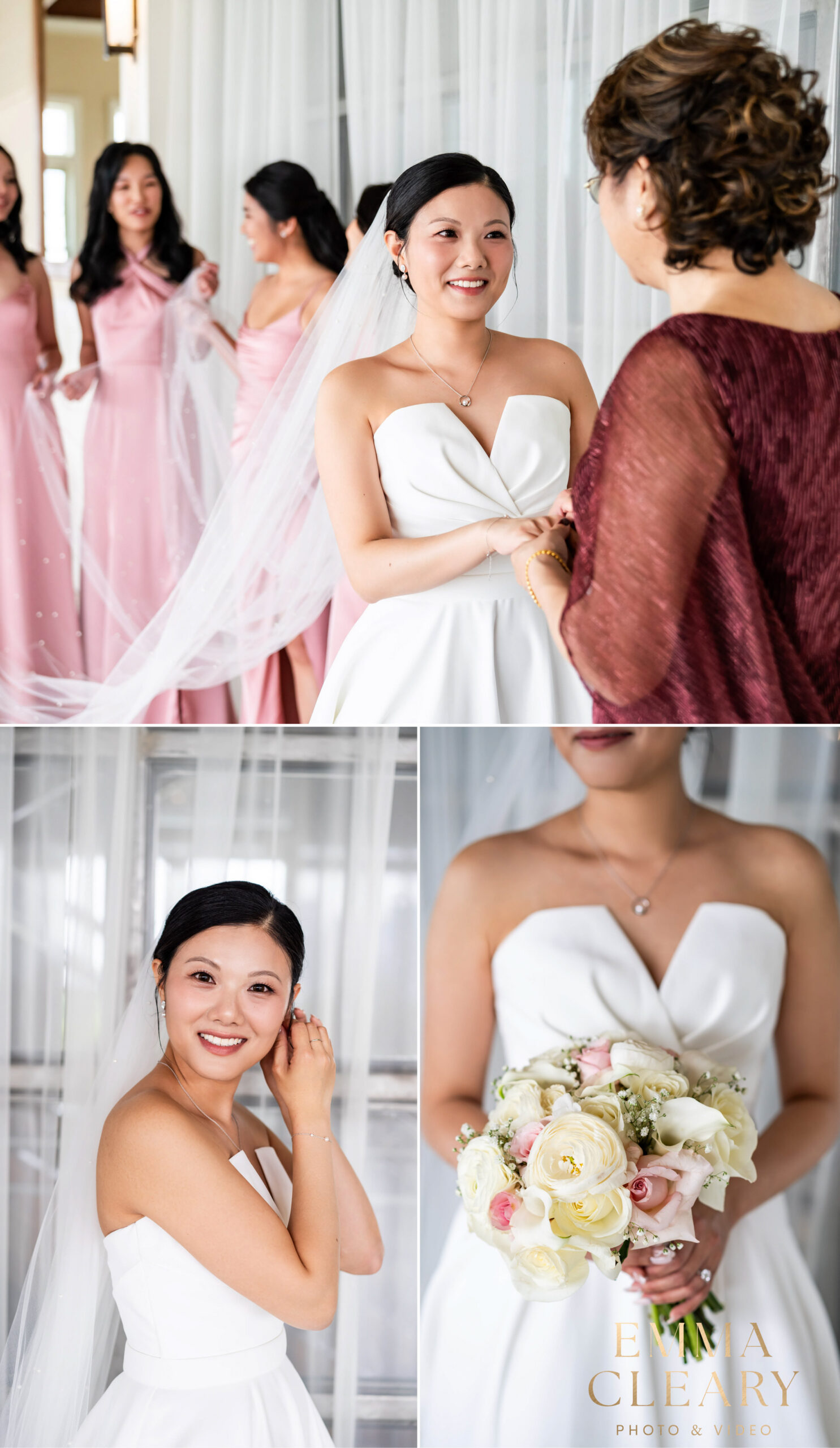 Bride getting ready photos in NJ