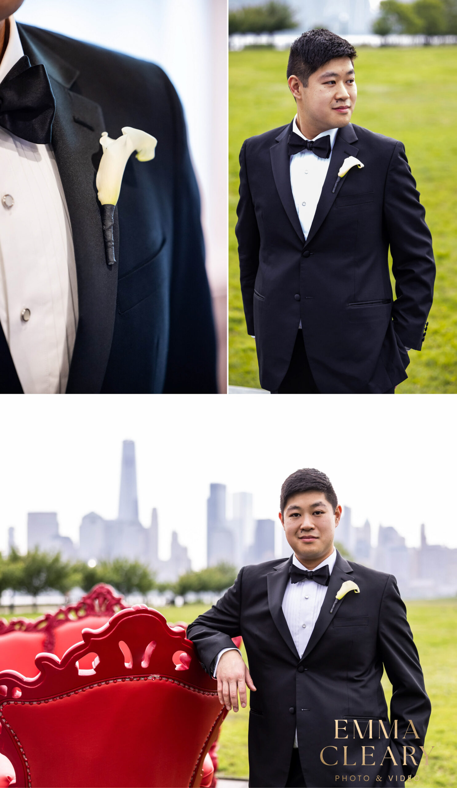 Groom getting ready photos in NJ