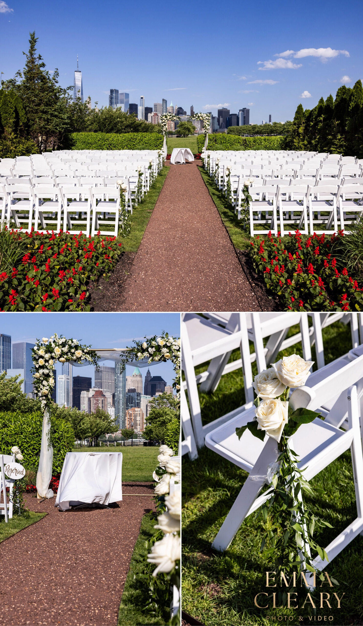 Photos of the wedding ceremony at Liberty House