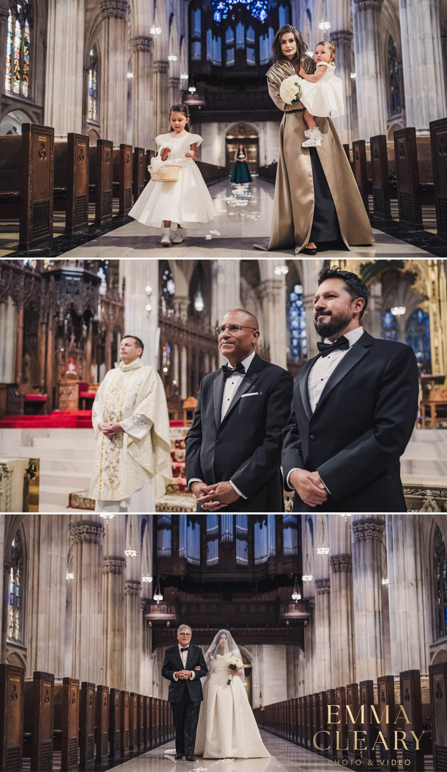 Photojournalistic photos of the NYC wedding ceremony