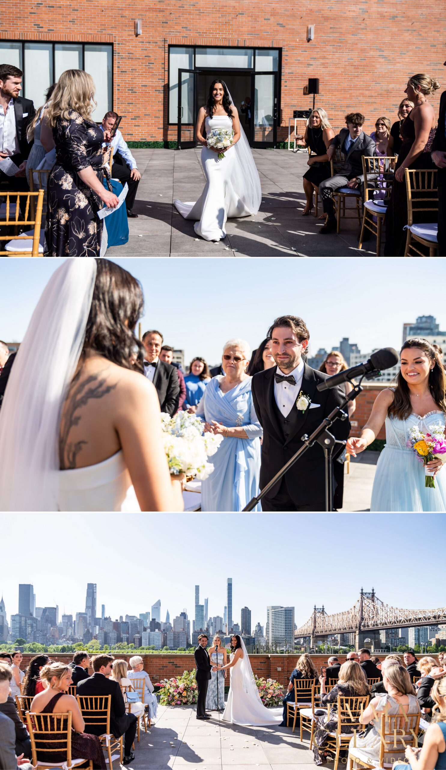 Photojournalistic photos of the wedding ceremony at The Bordone