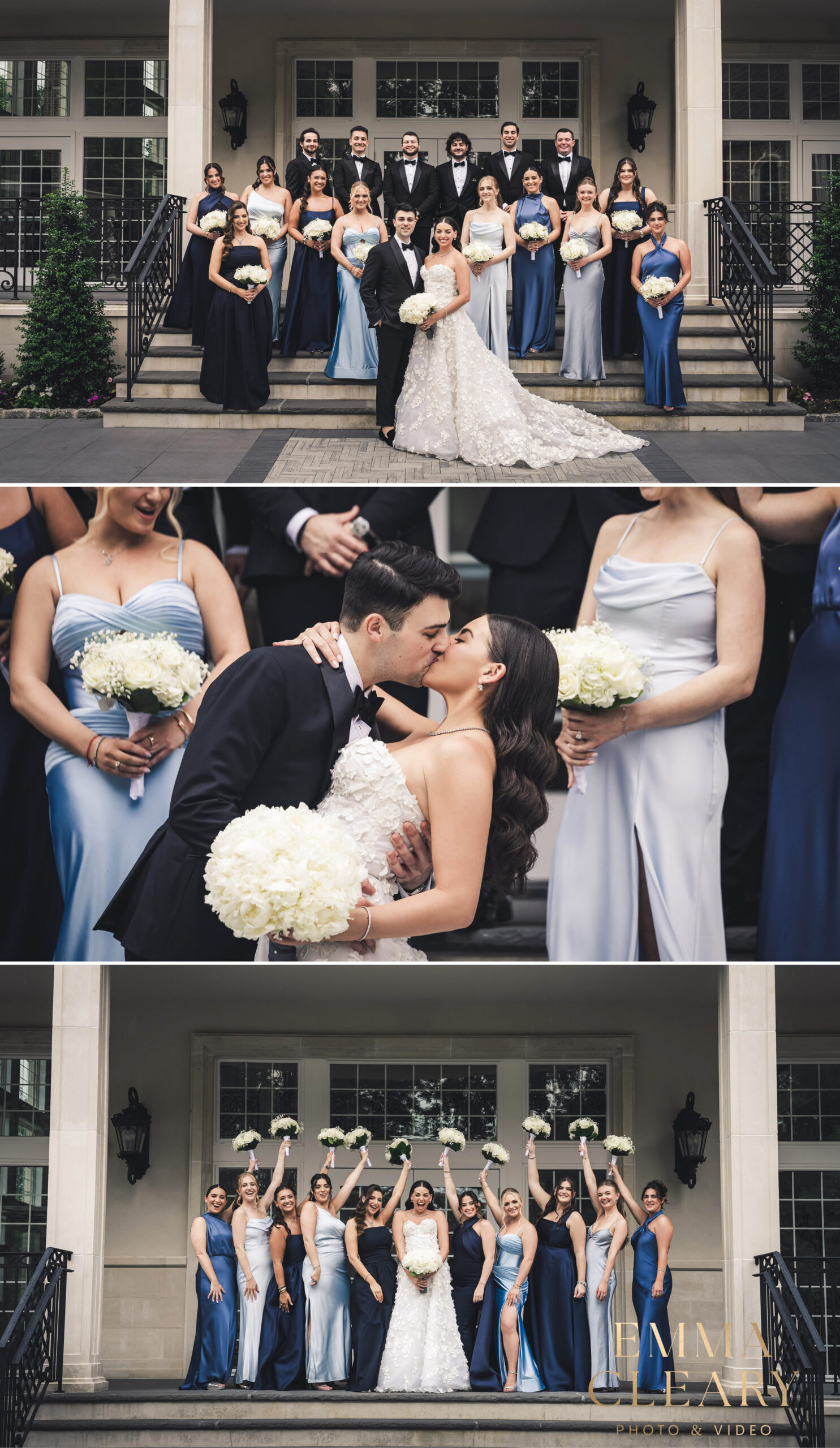 Group wedding photos in NJ