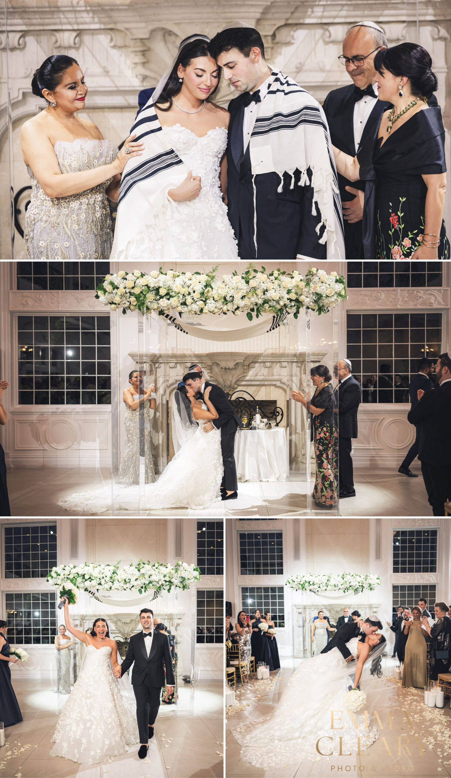 Photojournalistic photos of the wedding ceremony at The Estate at Florentine Gardens