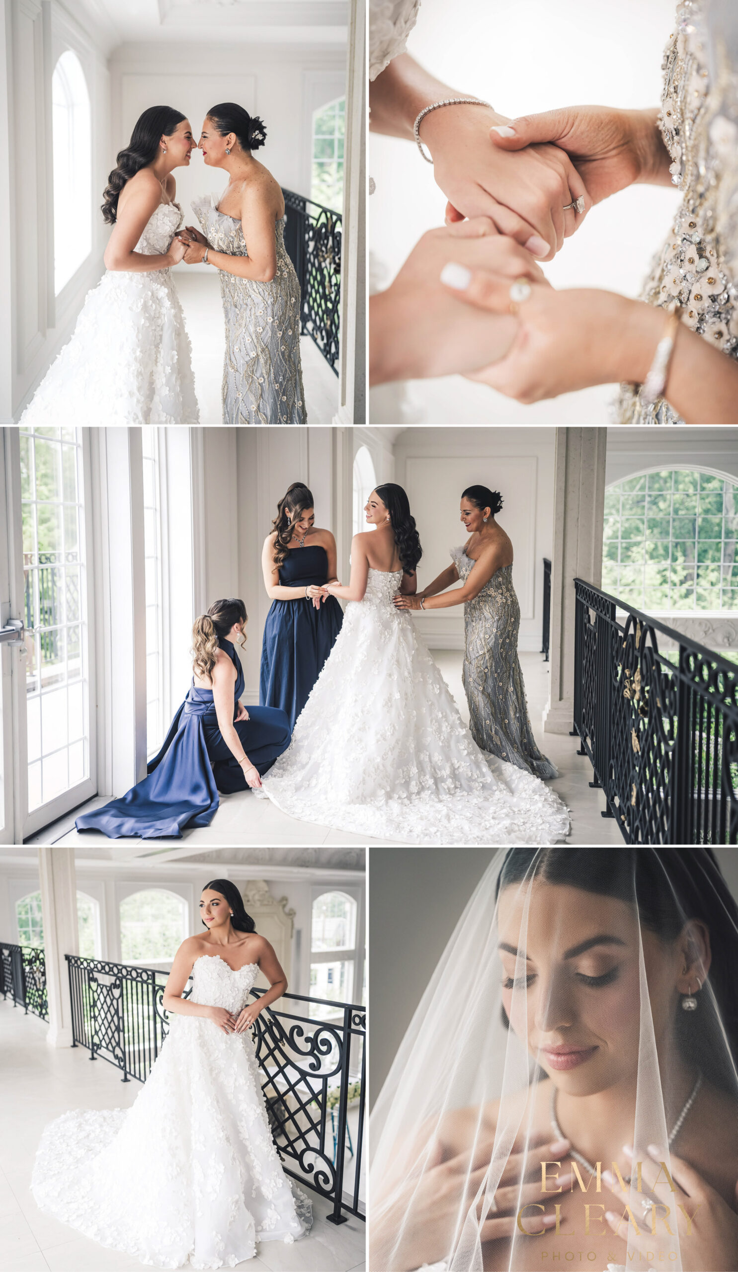 Bride getting ready photos in NJ