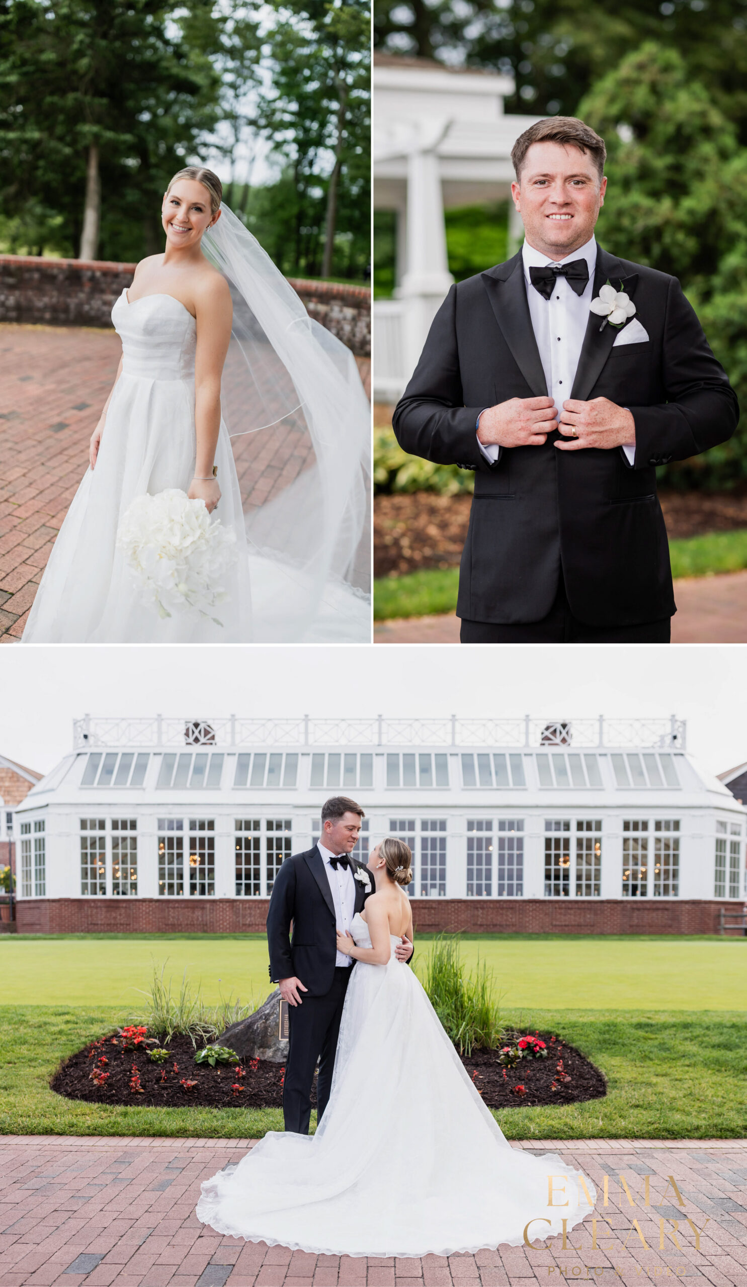 Editorial wedding photos of the bride and groom in NY