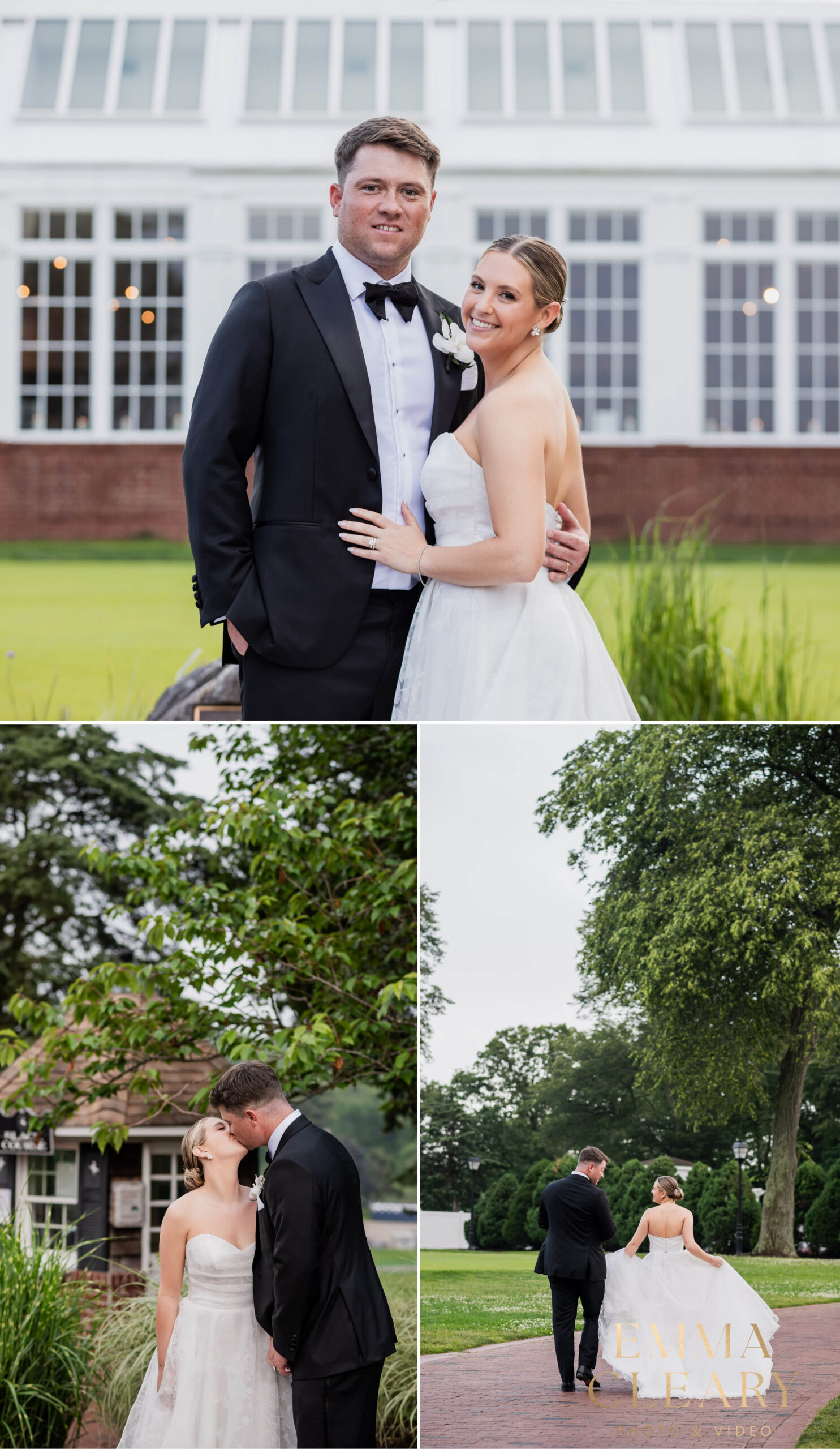 Photojournalistic wedding photos of the bride and groom in NY