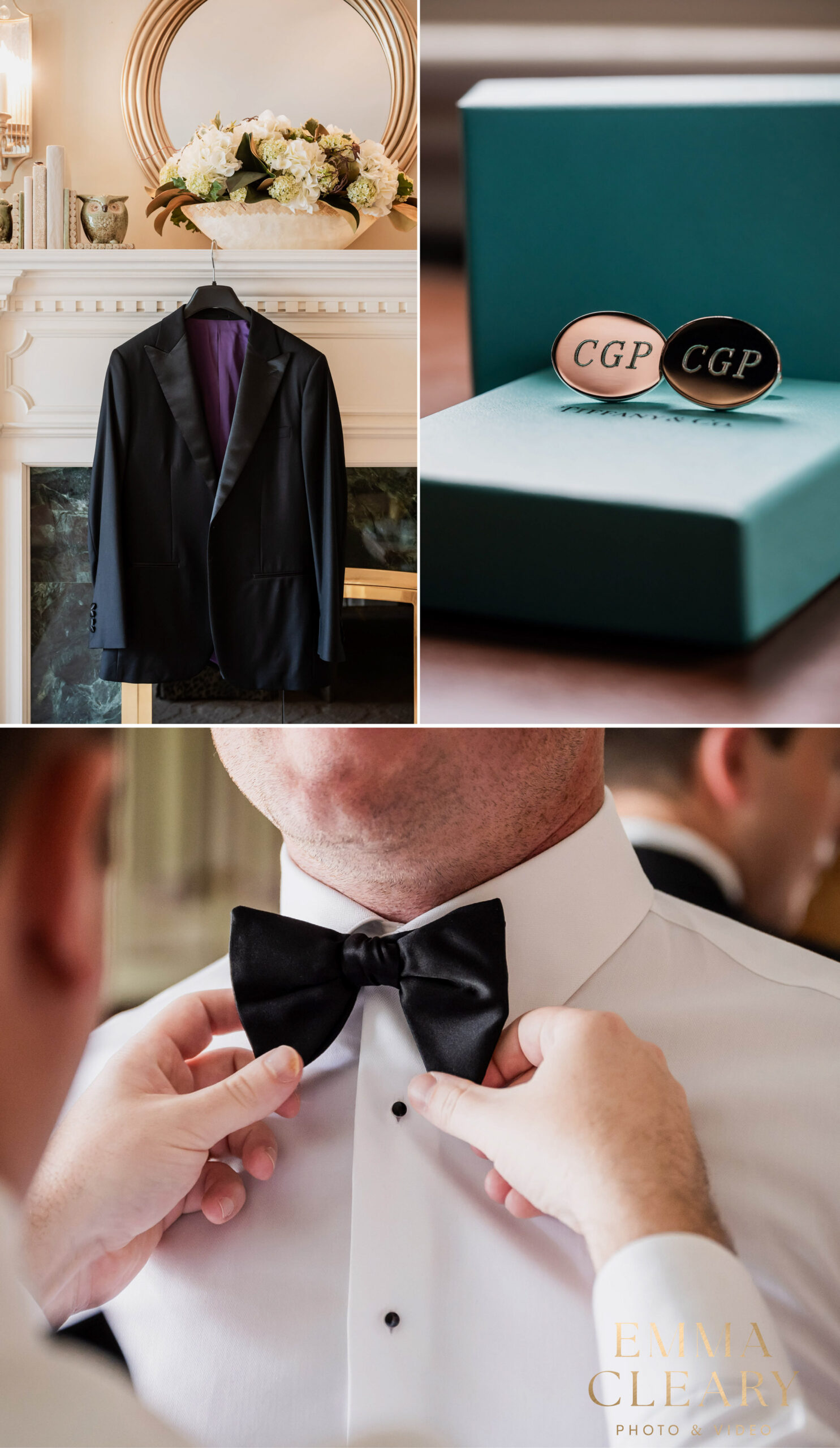 Groom getting ready photos in NY