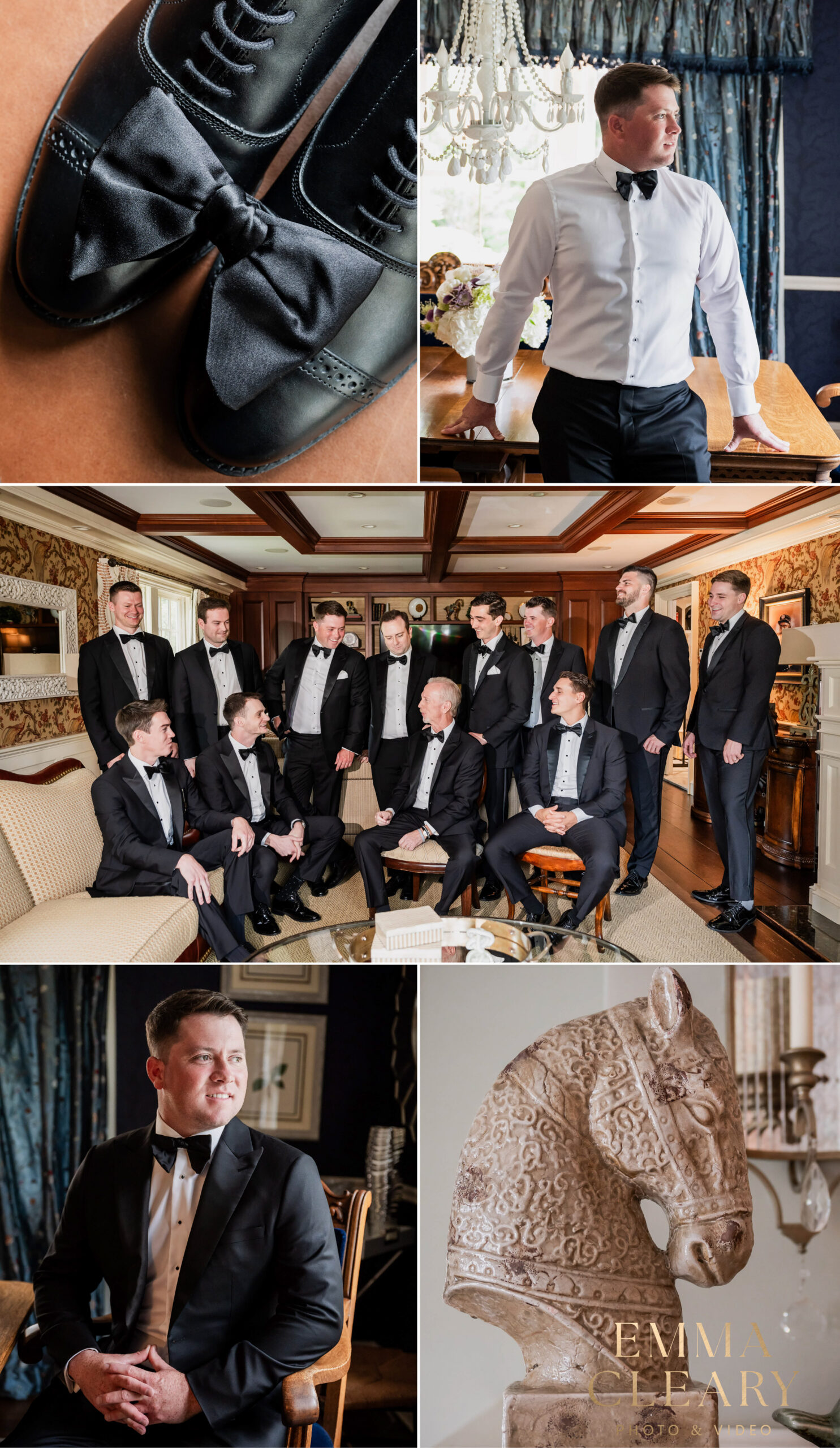 Groom getting ready photos in NY