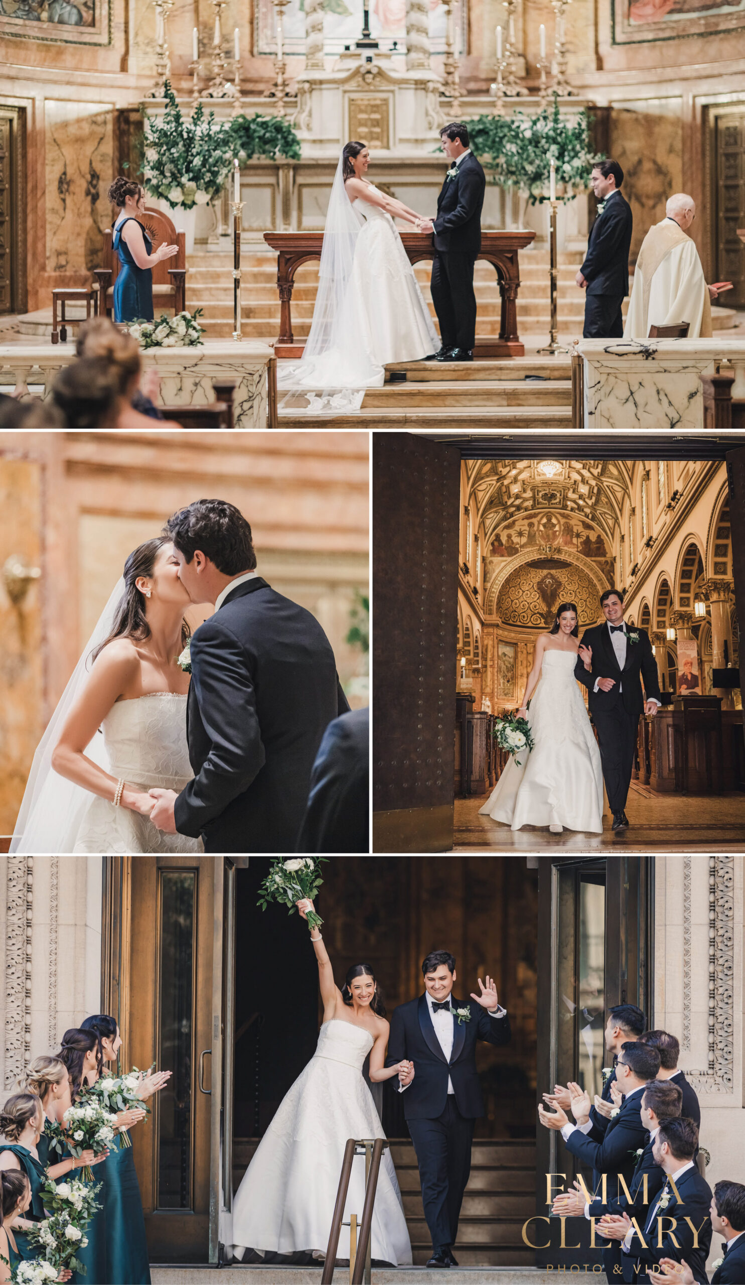 Photojournalistic photos of the NYC wedding ceremony