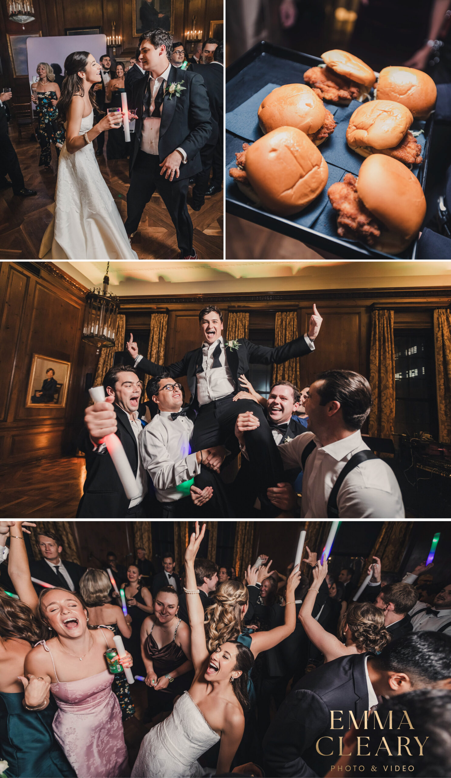 Wedding photos at Harold Pratt House