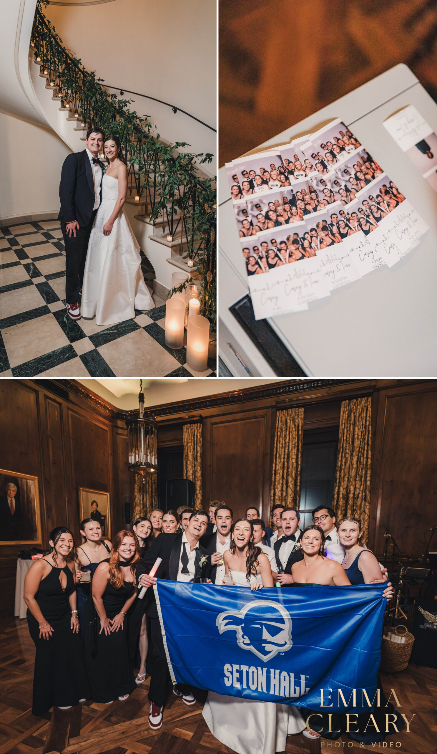 Wedding photos at Harold Pratt House