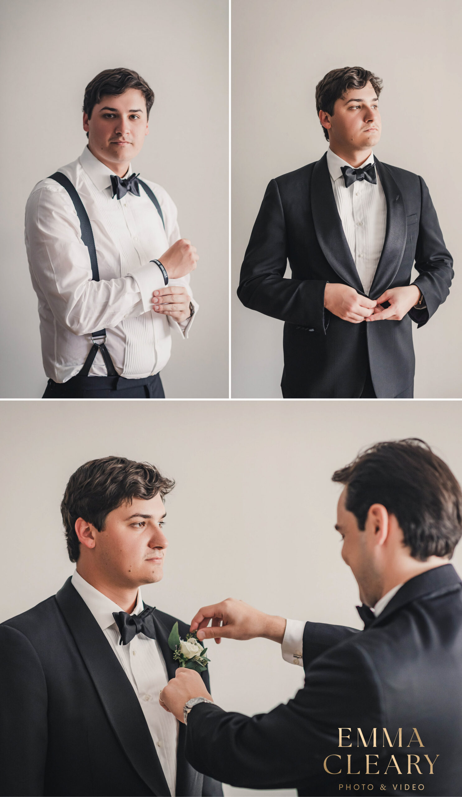Groom getting ready photos in NYC