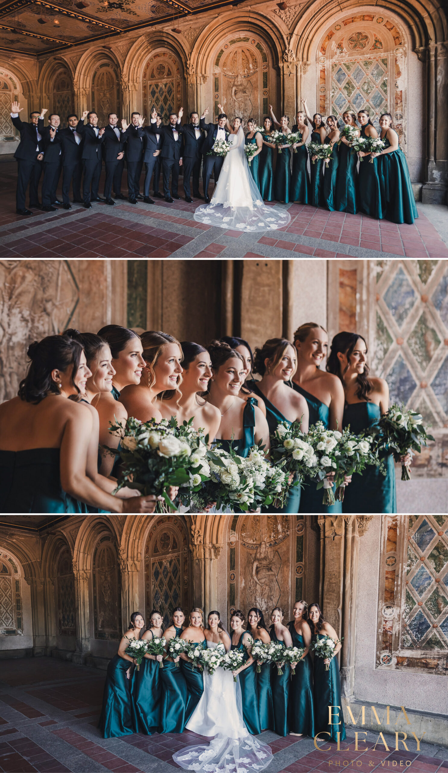 Group wedding photos in NYC