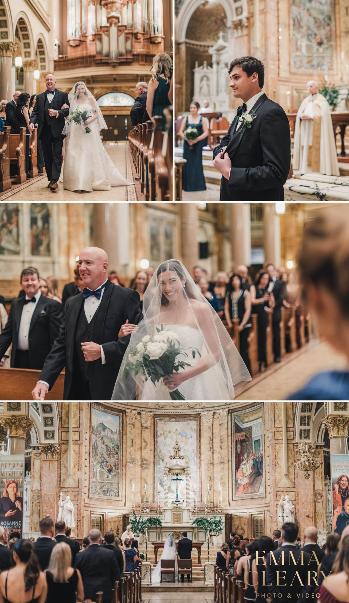 Photojournalistic photos of the NYC wedding ceremony
