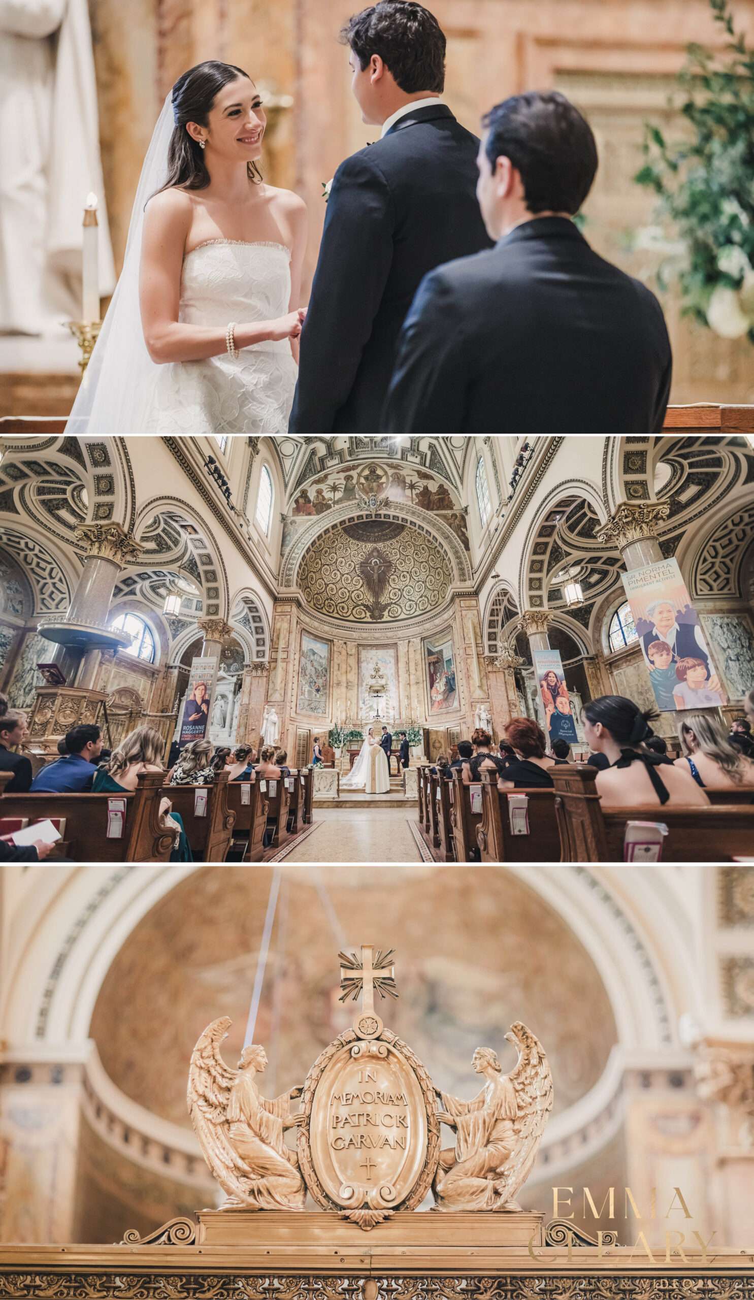 Photojournalistic photos of the NYC wedding ceremony