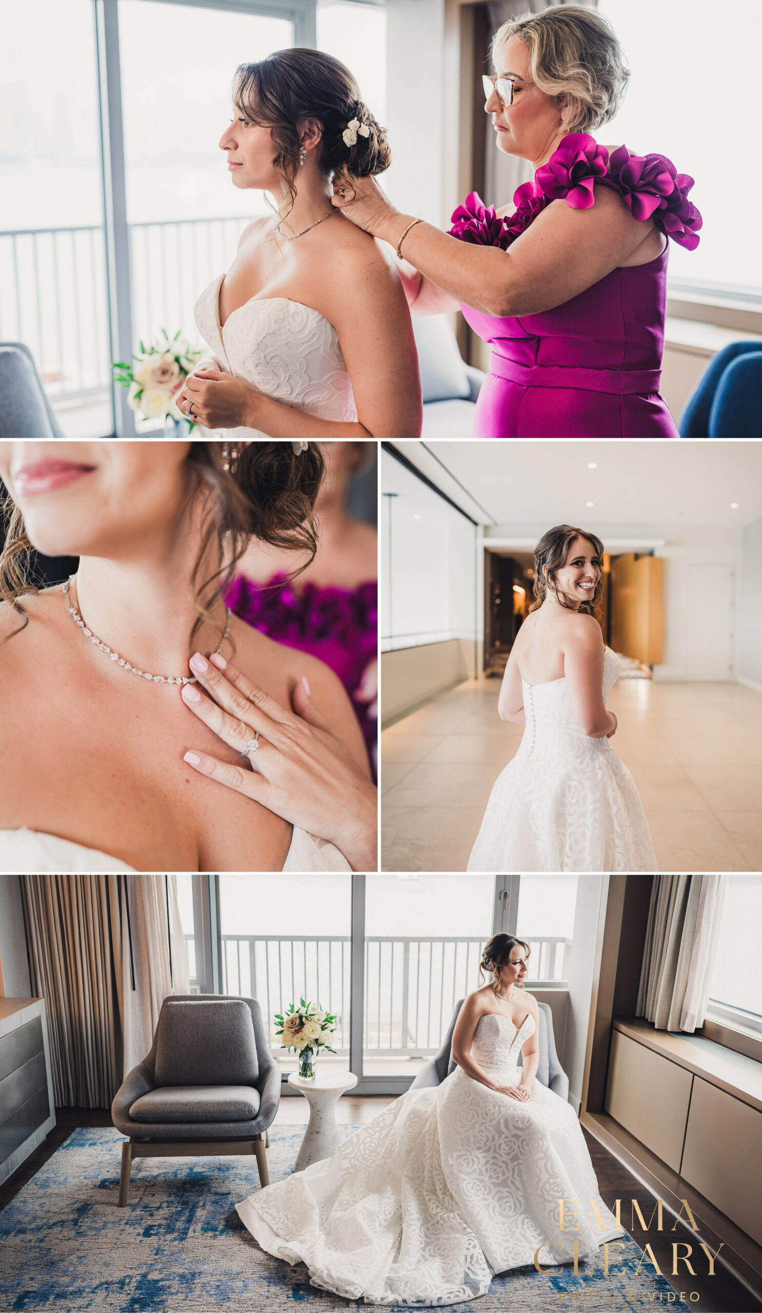Bride getting ready photos in NJ