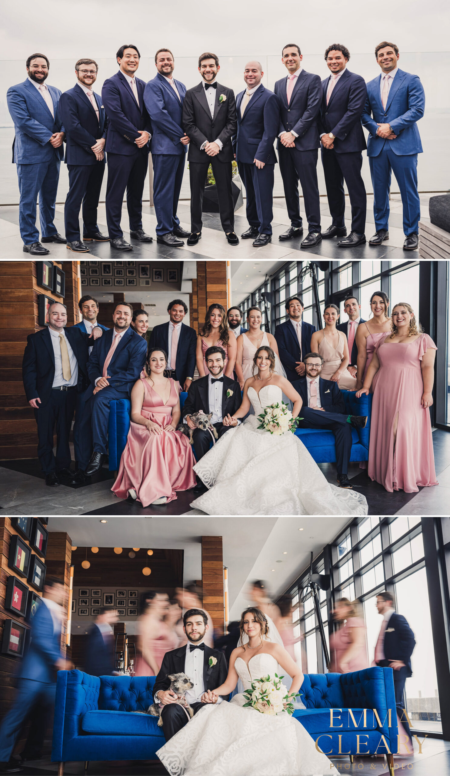 Group wedding photos in NJ
