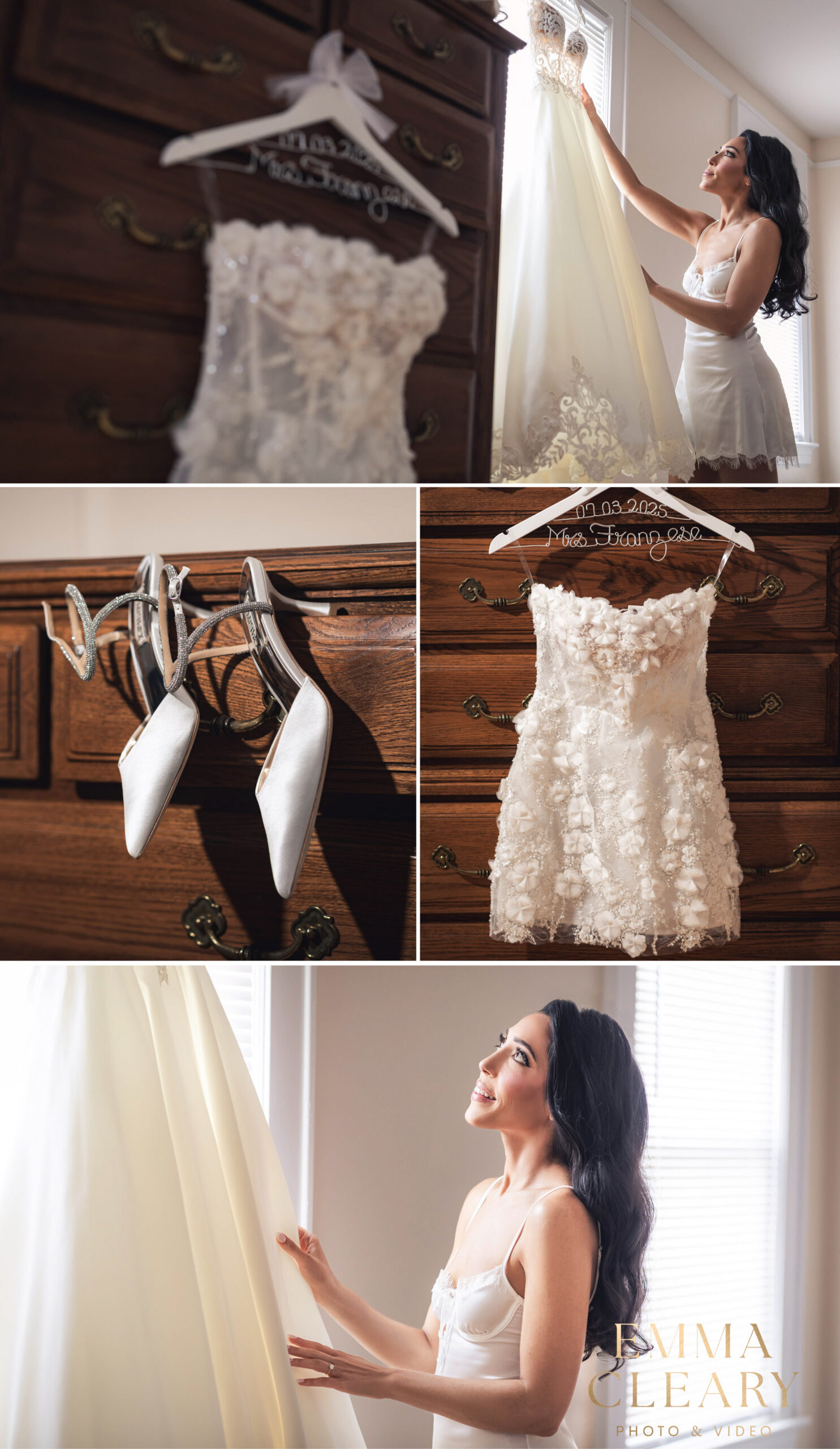 Bride getting ready photos in NY