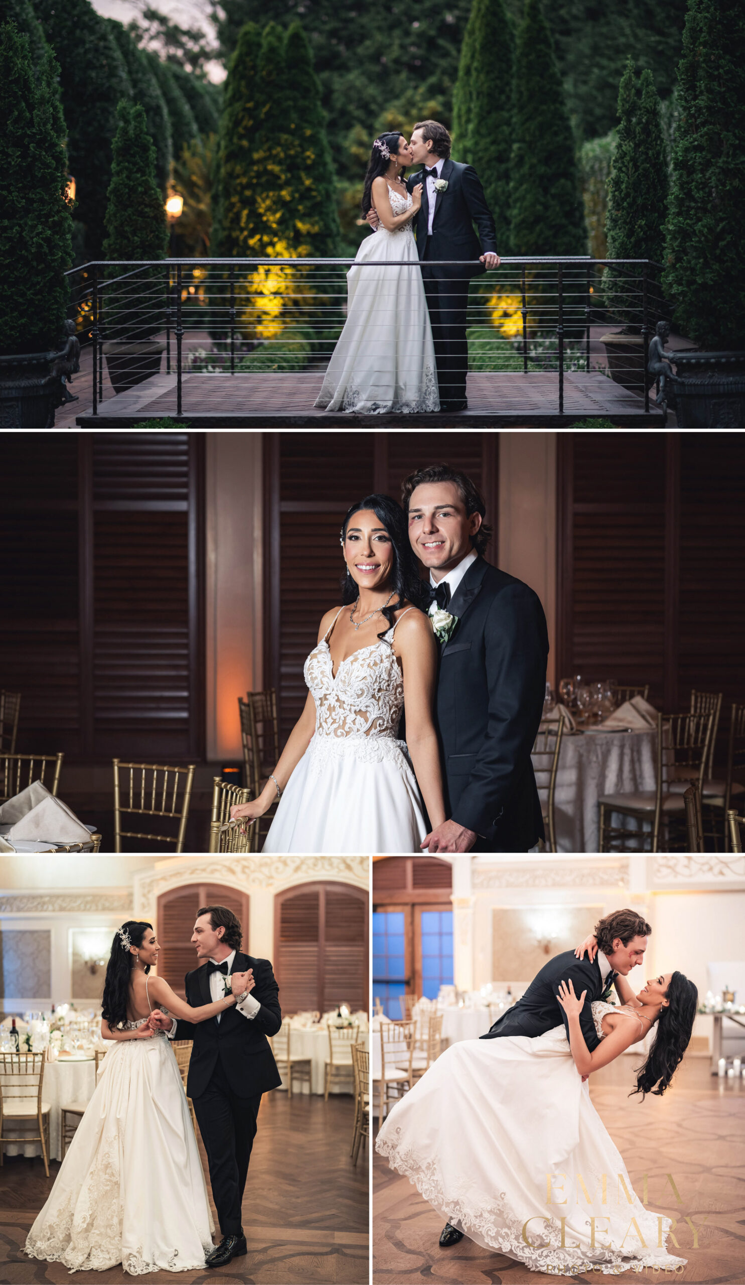 Editorial photos of the bride and groom at Larkfield