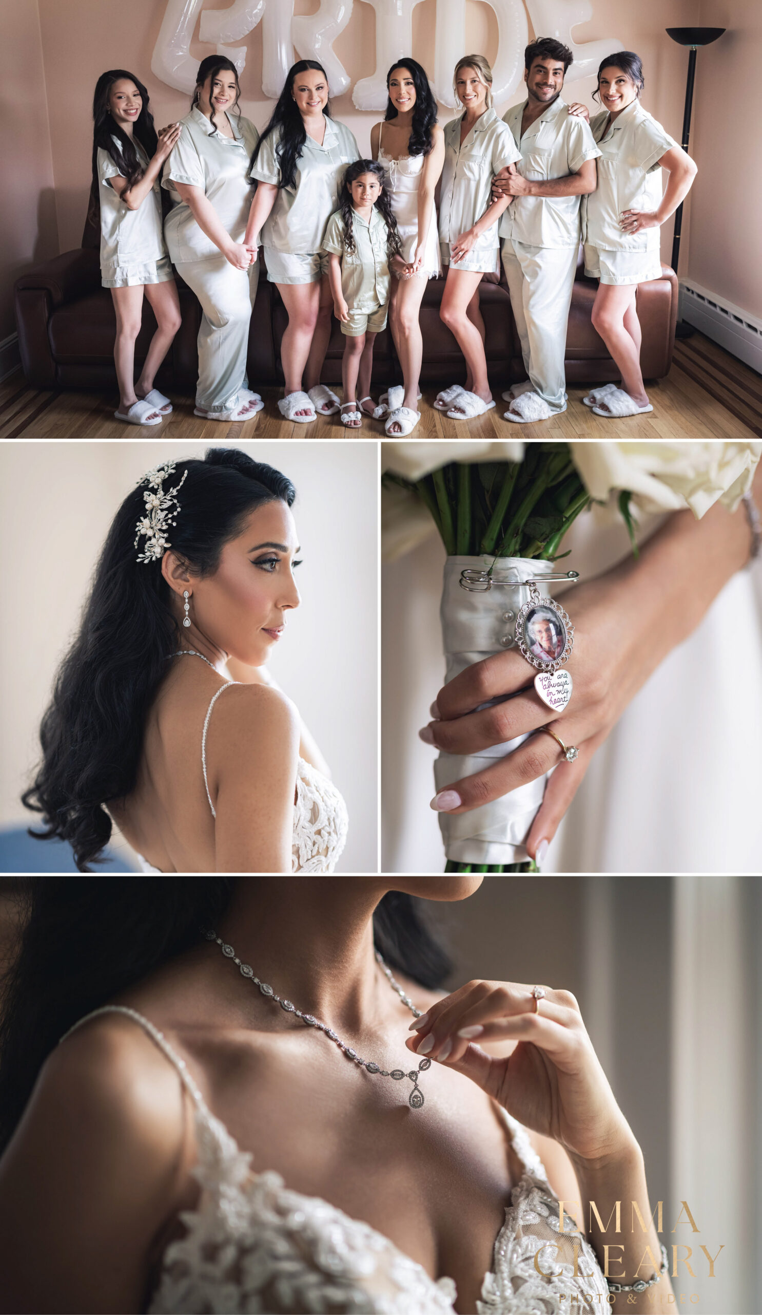 Bride getting ready photos in NY