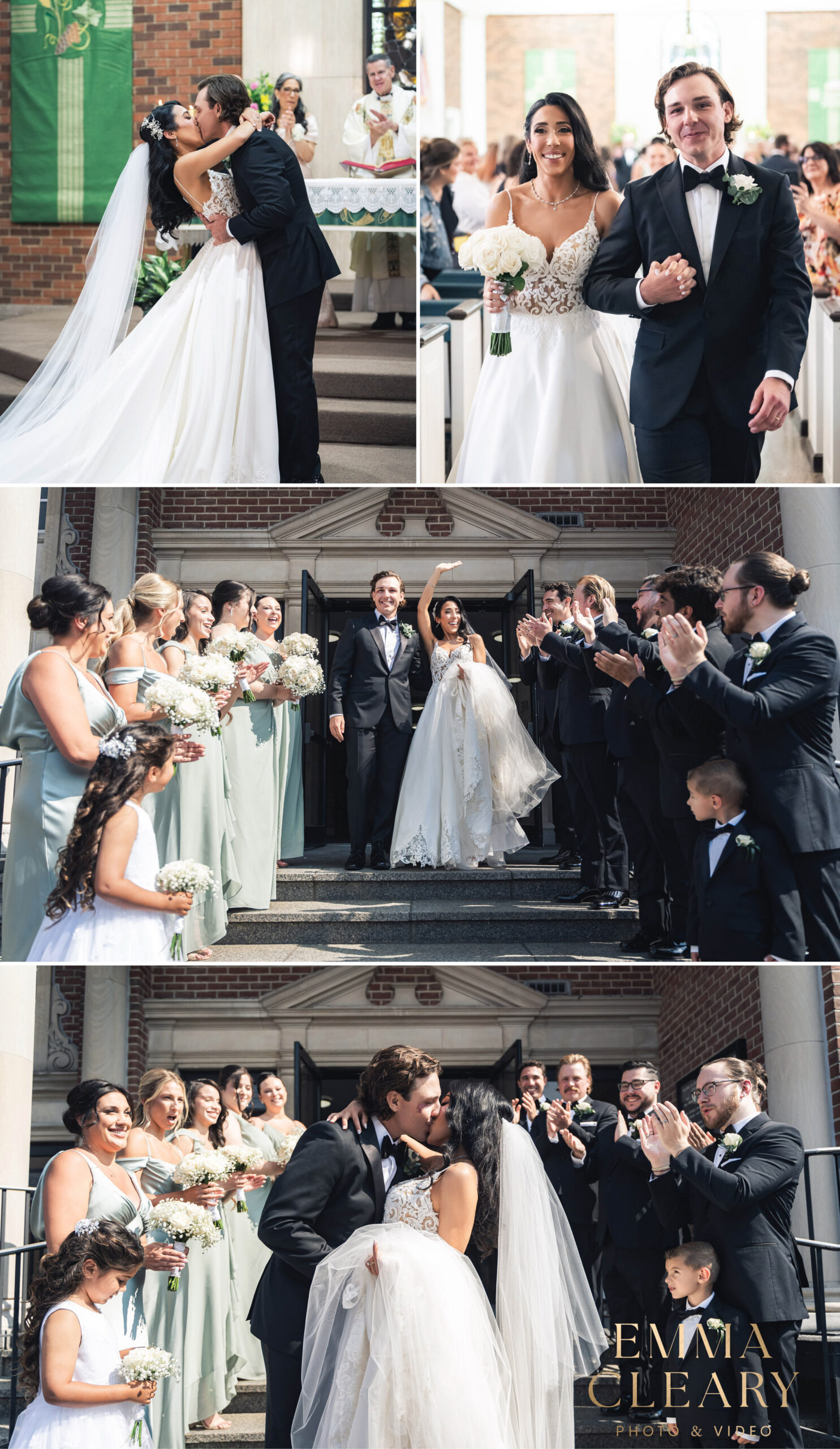 Photojournalistic photos of the NY wedding ceremony