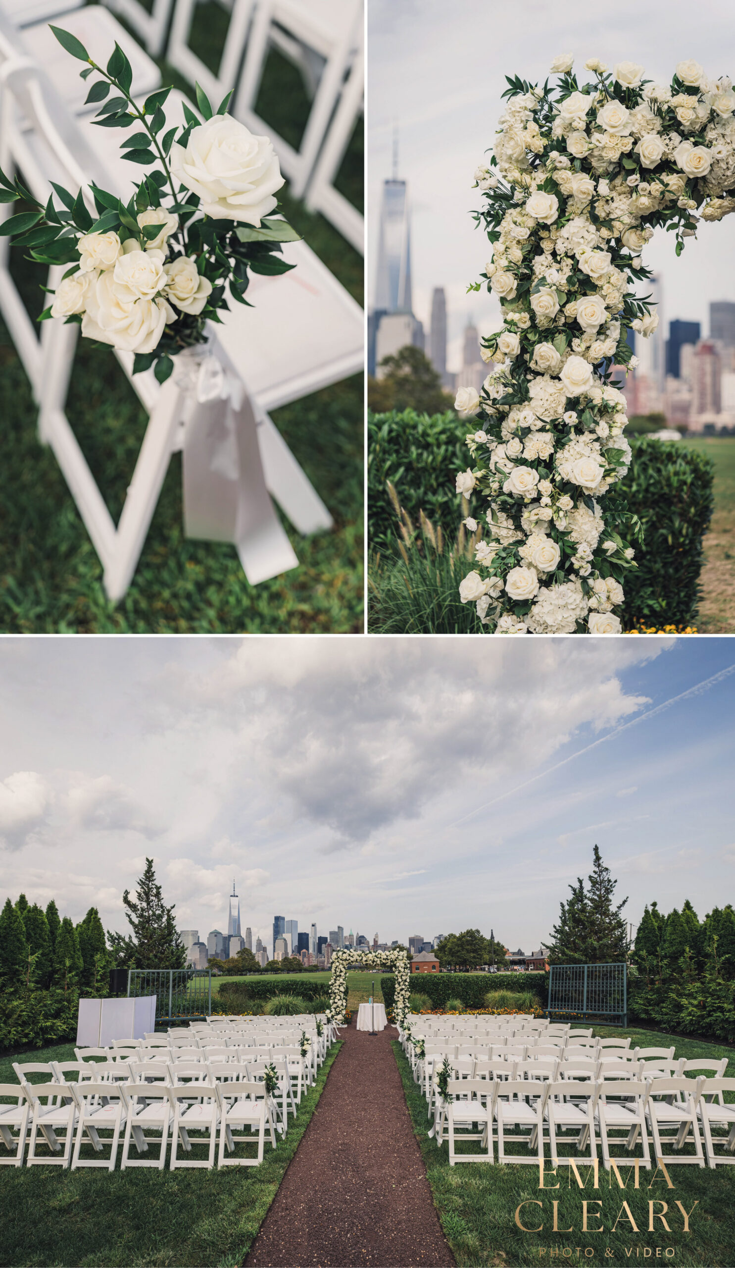 Photos of the wedding ceremony at Liberty House