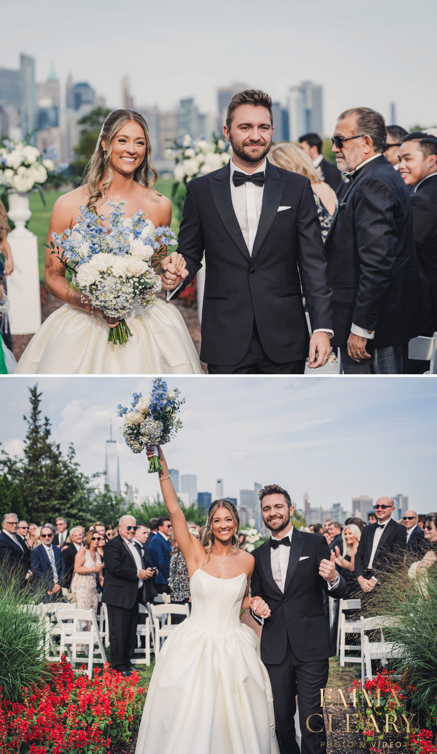 Photojournalistic photos of the wedding ceremony at Liberty House