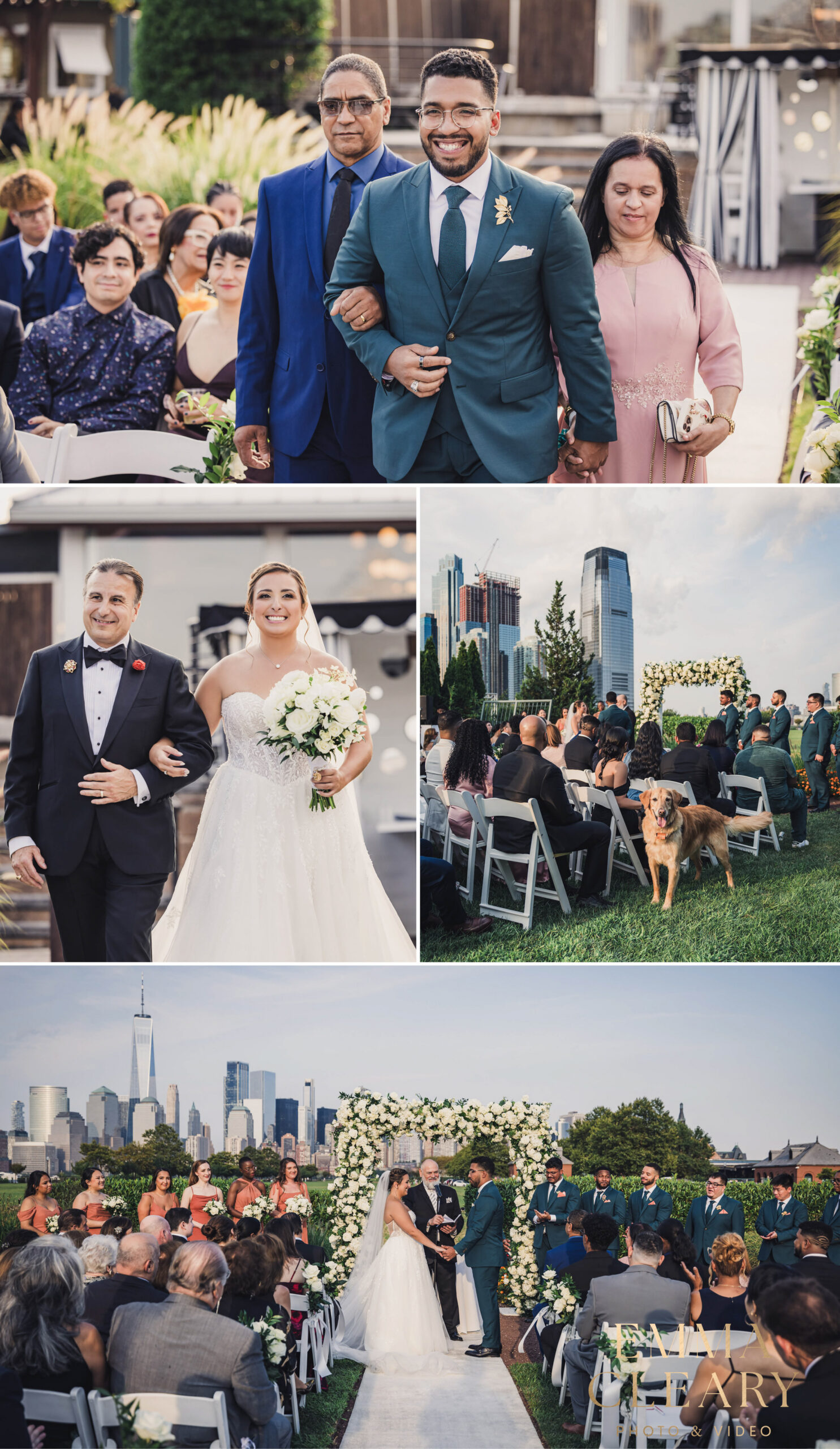 Photojournalistic photos of the wedding ceremony at Liberty House