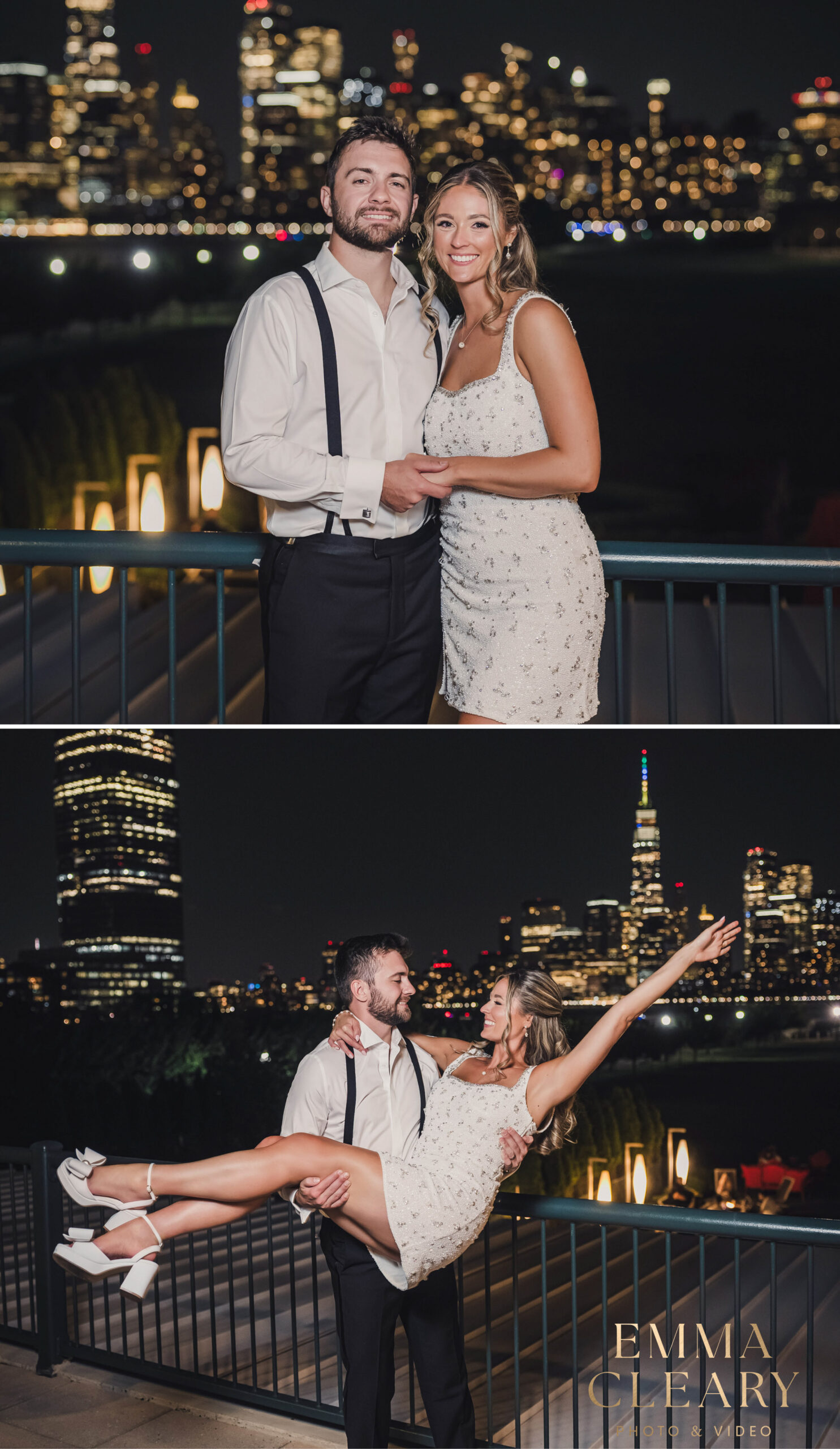 Editorial photos of the bride and groom at Liberty House