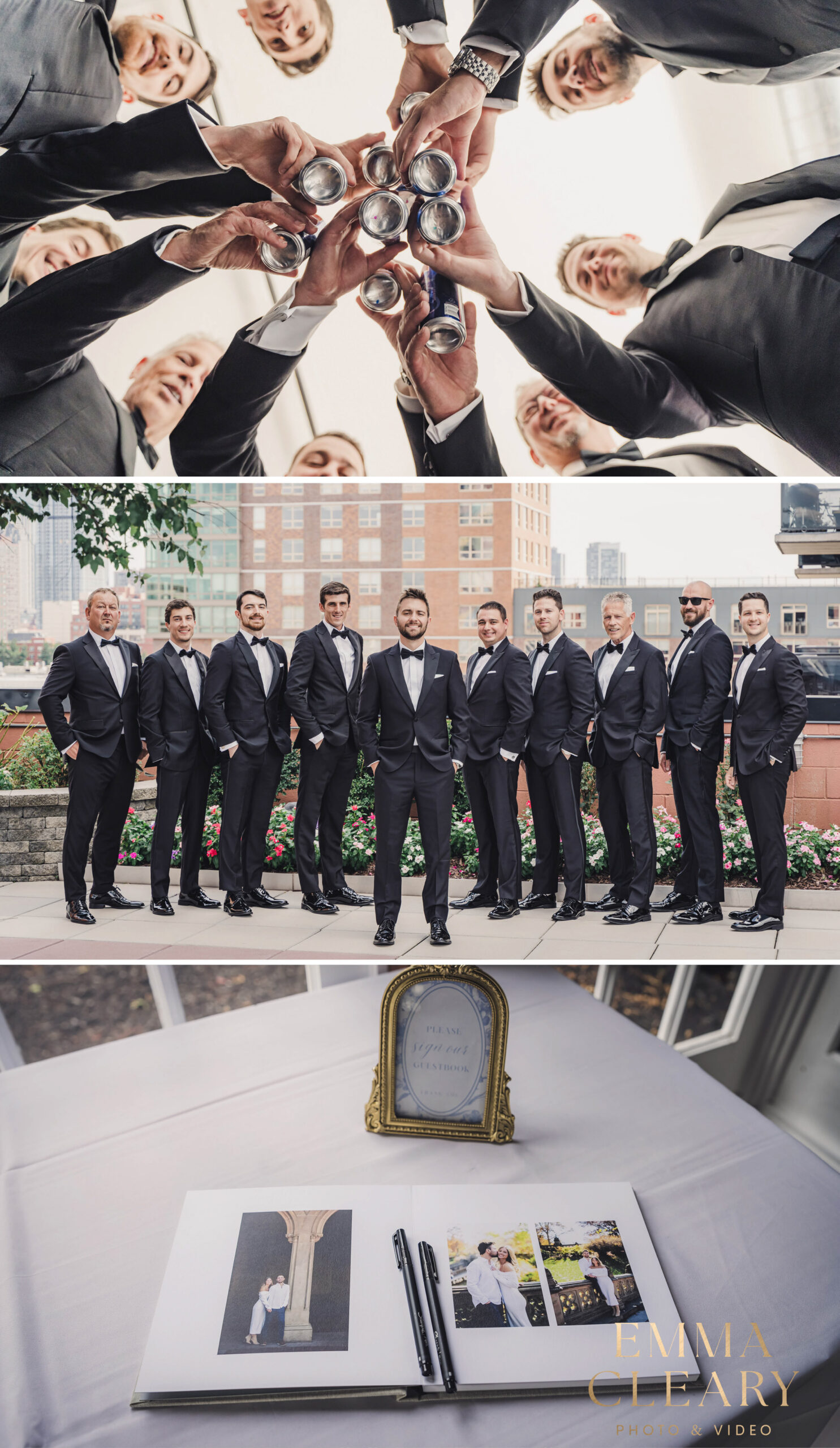Groom getting ready photos in Jersey City