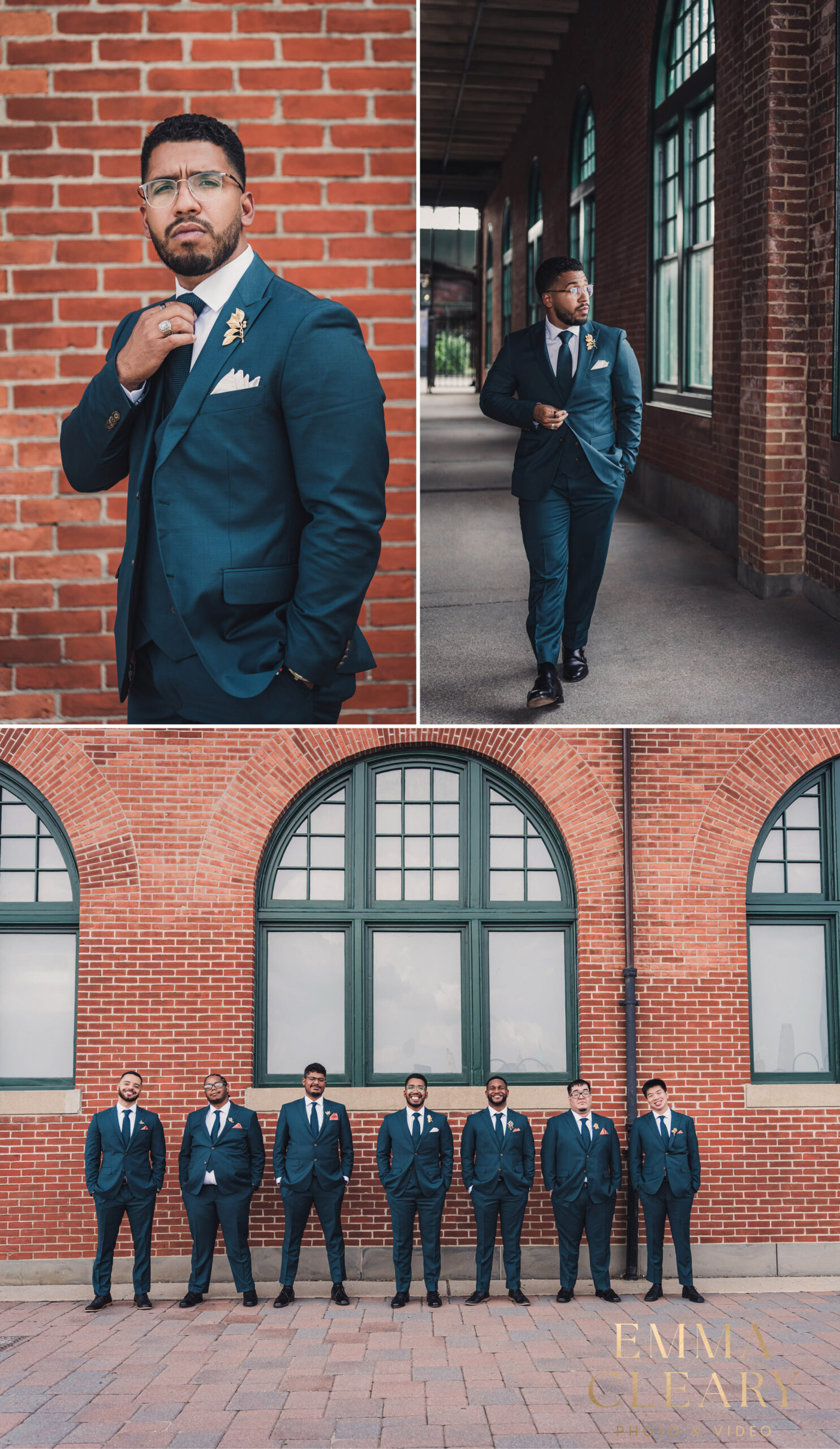Groom getting ready photos in Jersey City