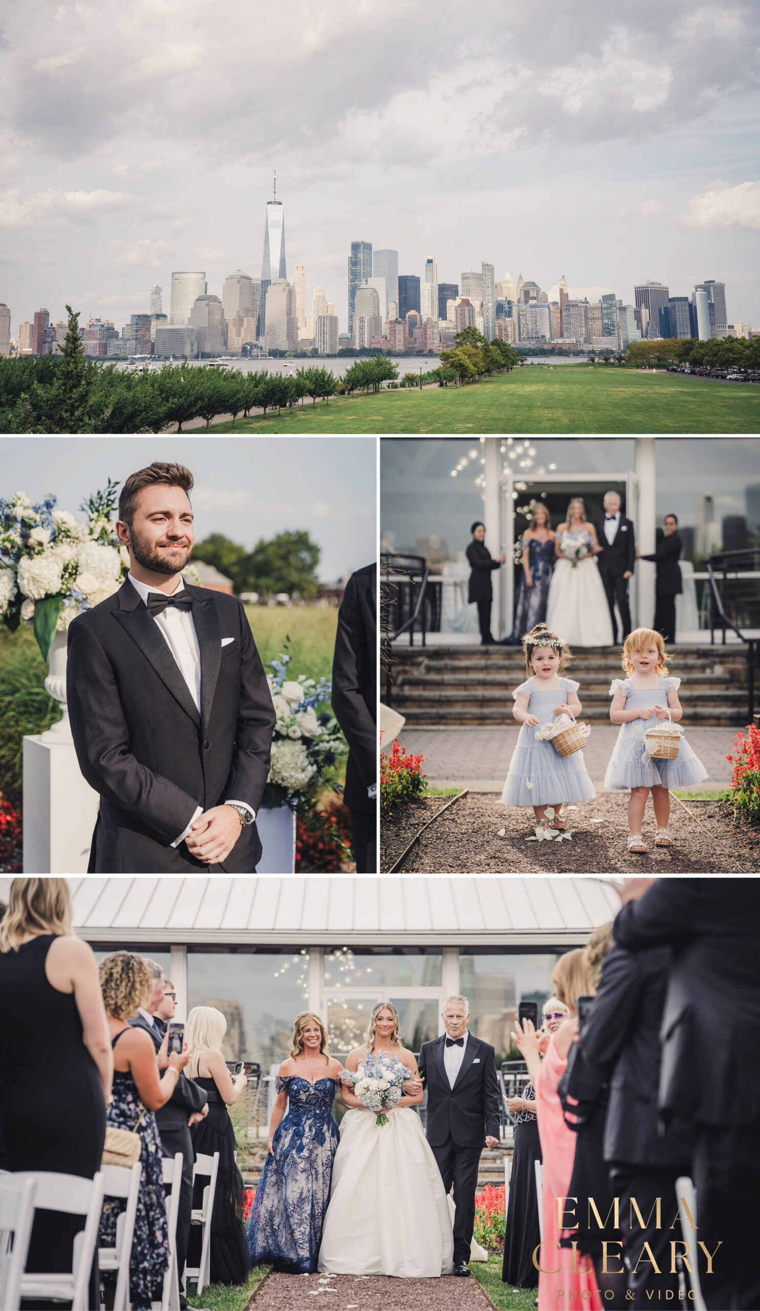 Photojournalistic photos of the wedding ceremony at Liberty House