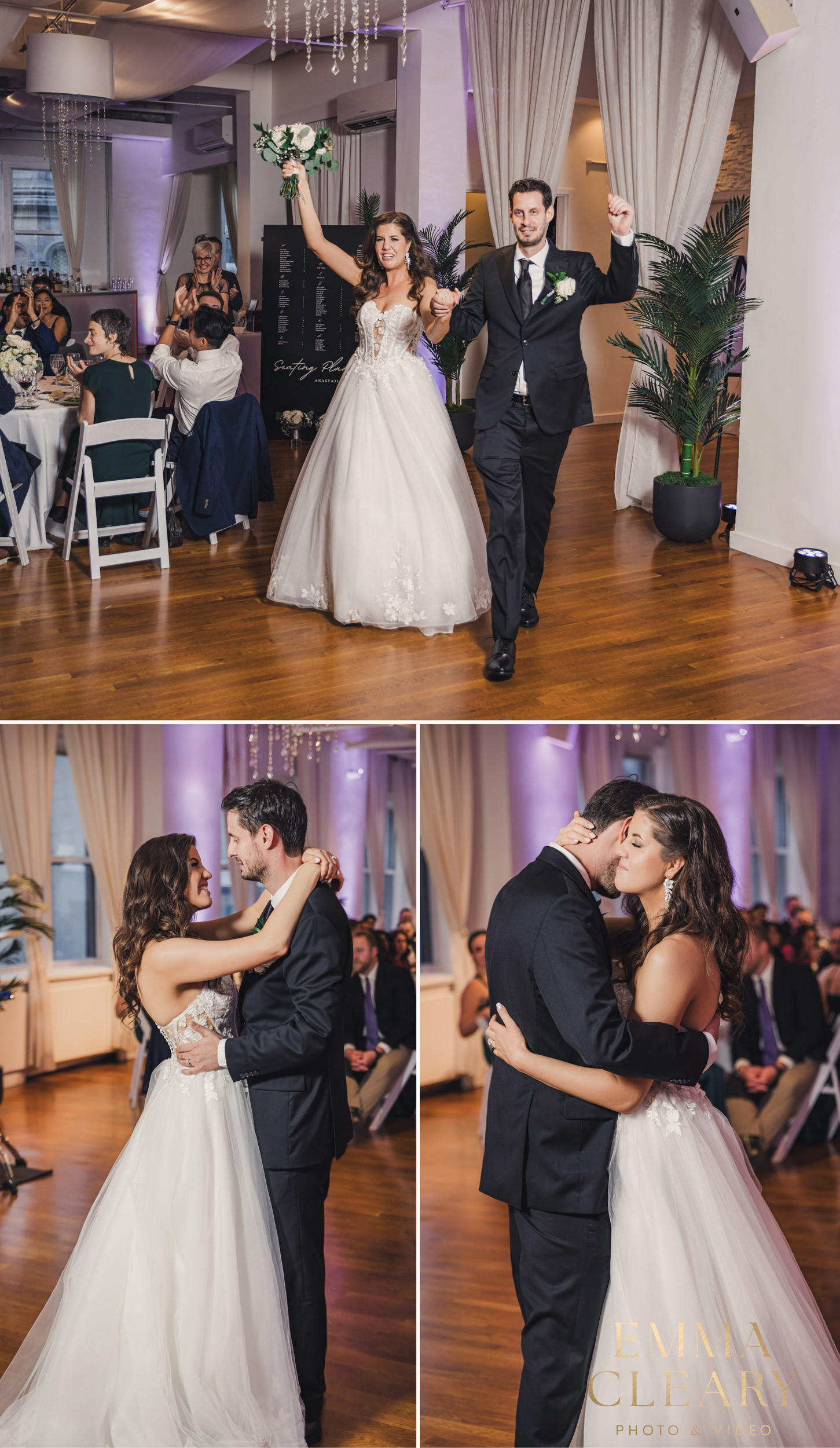 First dance photos at Midtown Loft and Terrace
