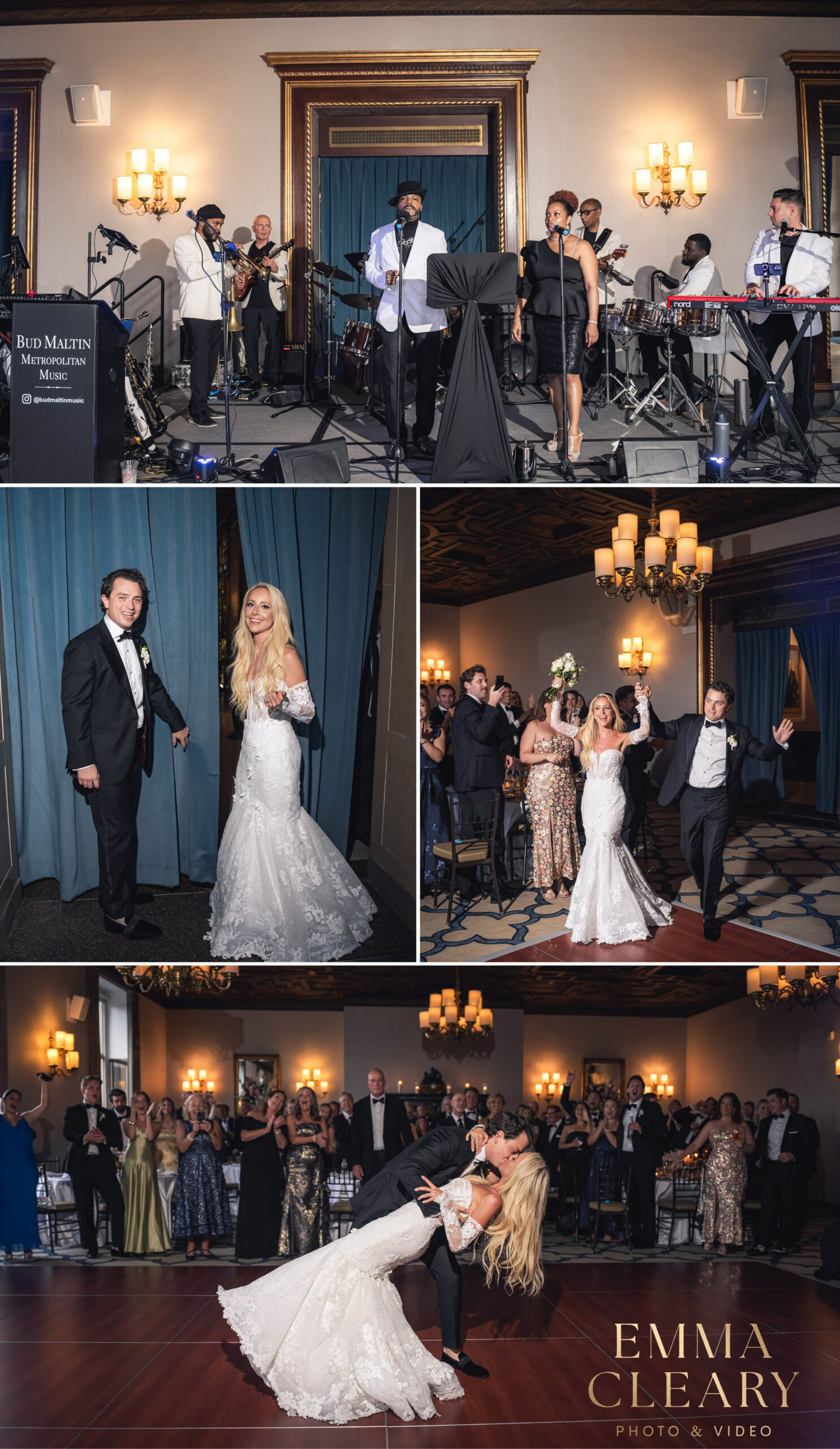 Reception photos at New York Athletic Club