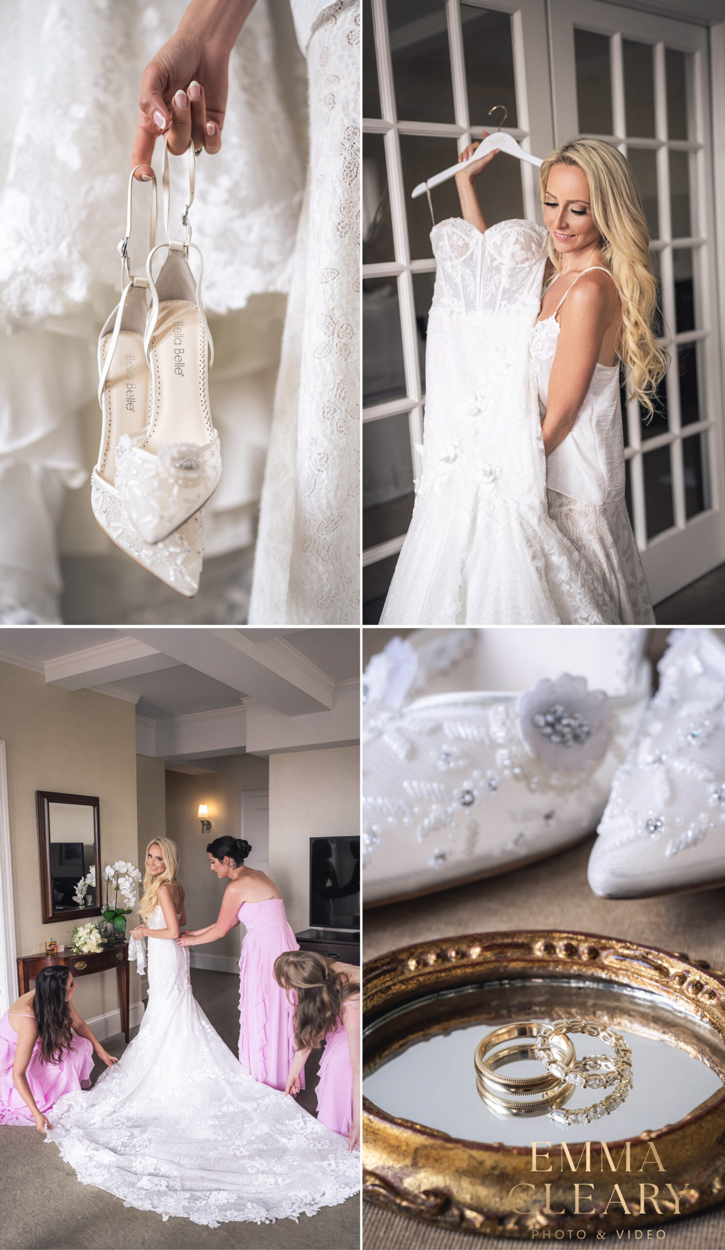 Bride getting ready photos in NYC
