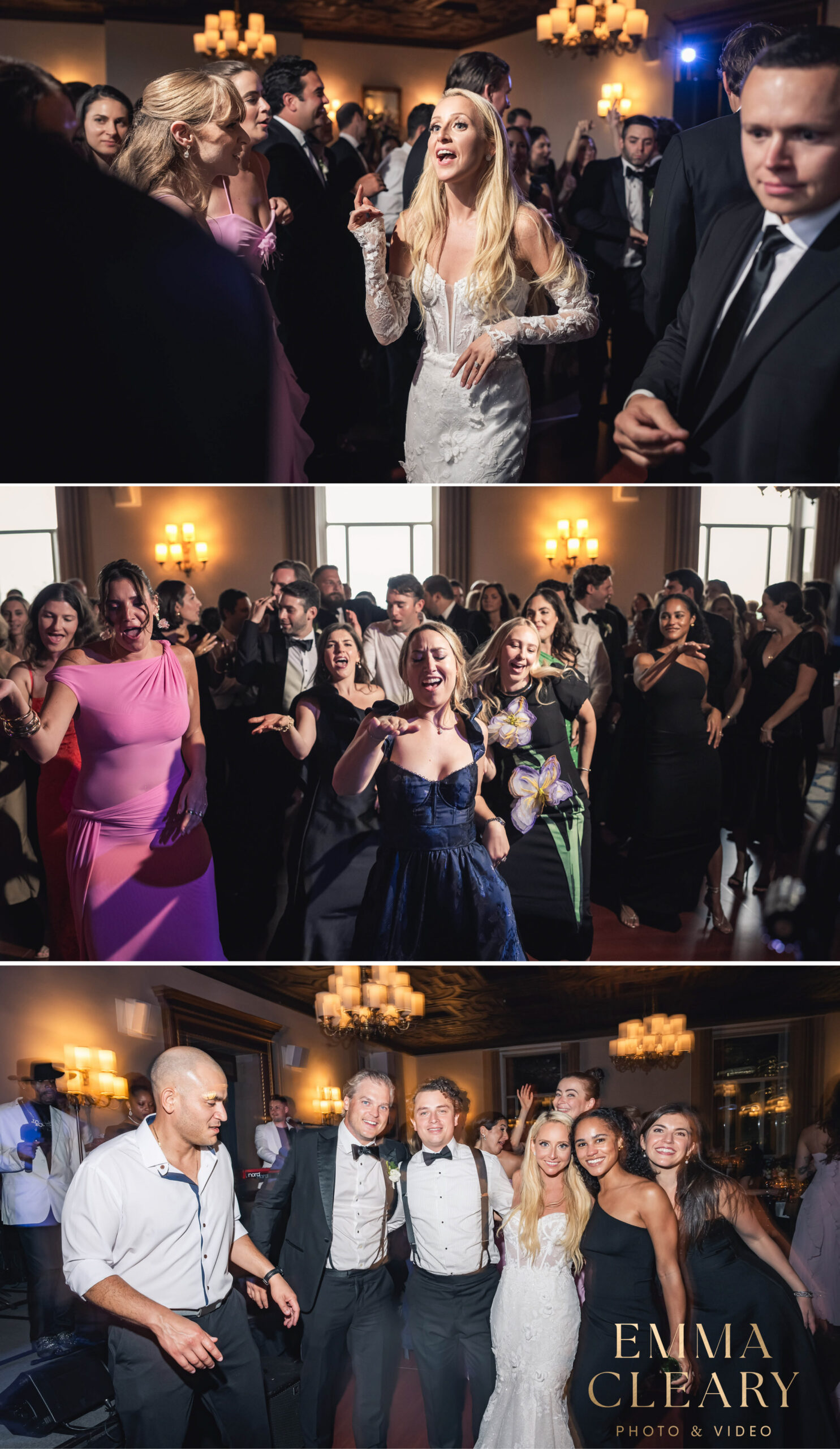 Reception photos at New York Athletic Club