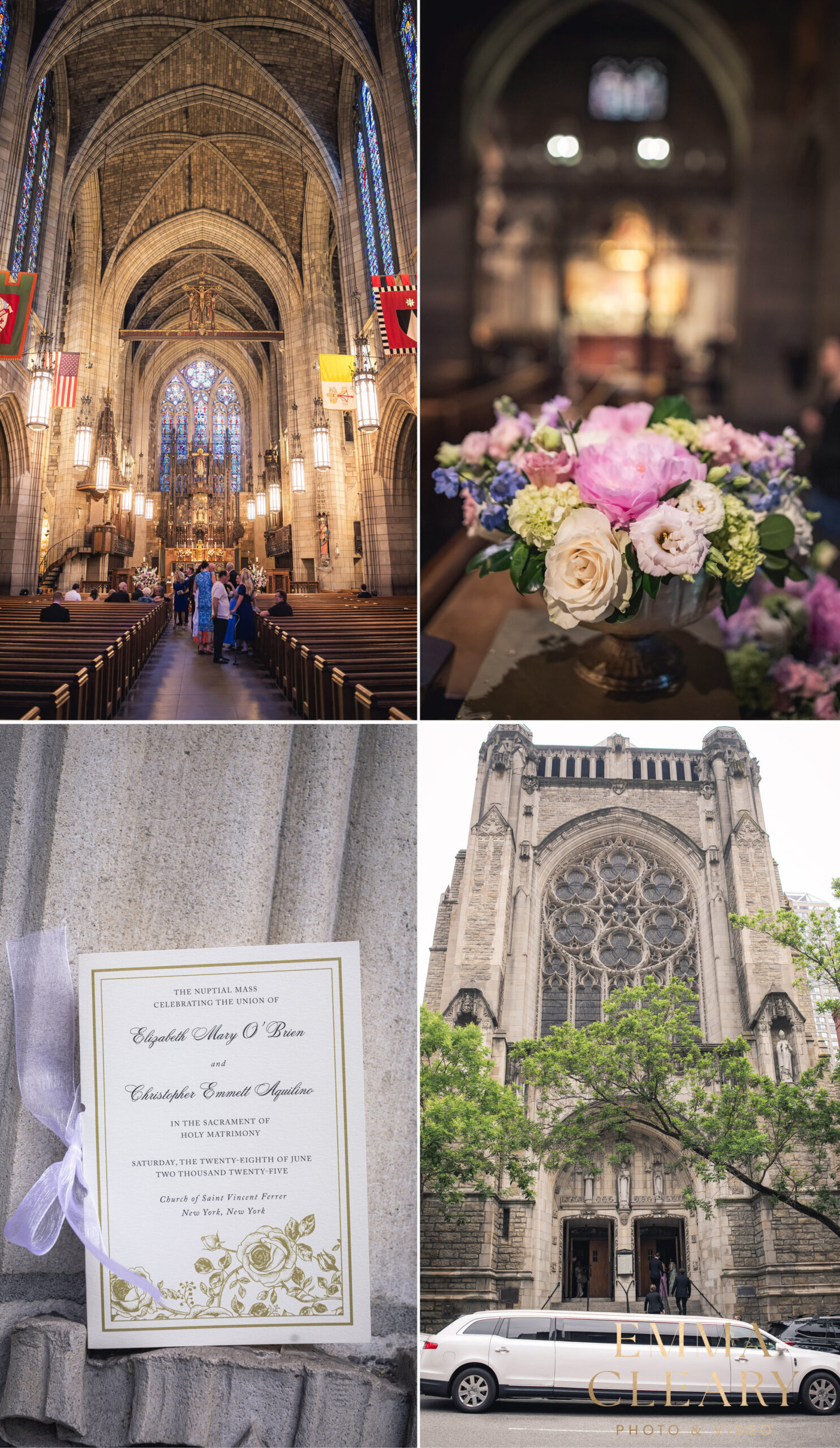 Photos of the wedding ceremony in NYC