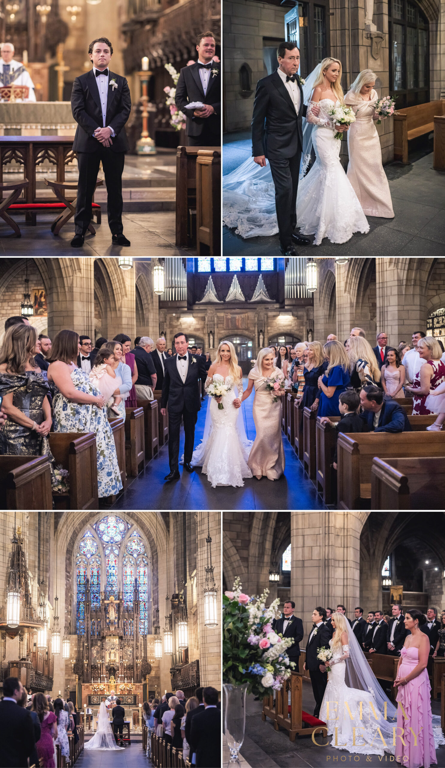 Photojournalistic photos of the NYC wedding ceremony