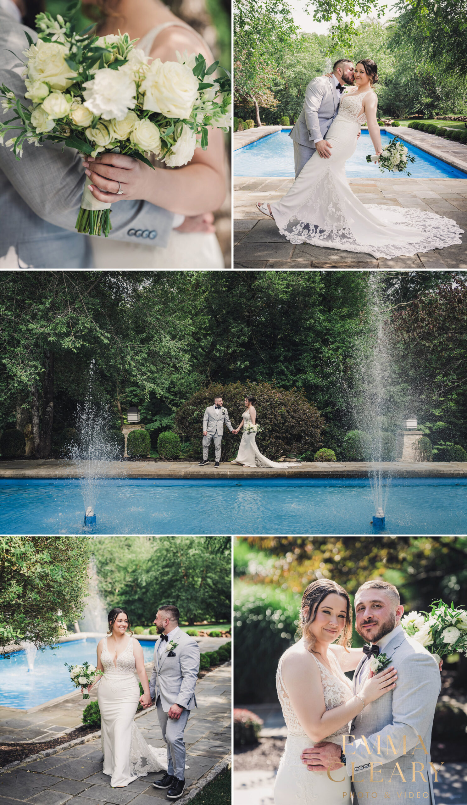 Photojournalistic photos of the bride and groom at Stone House at Stirling Ridge