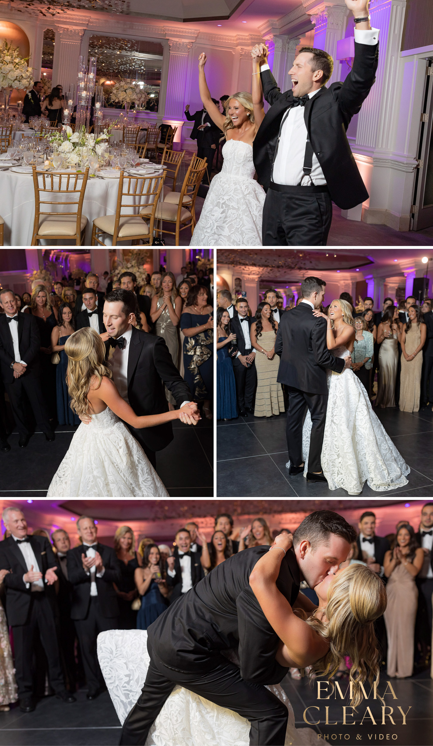 First dance photos at The Garden City Hotel
