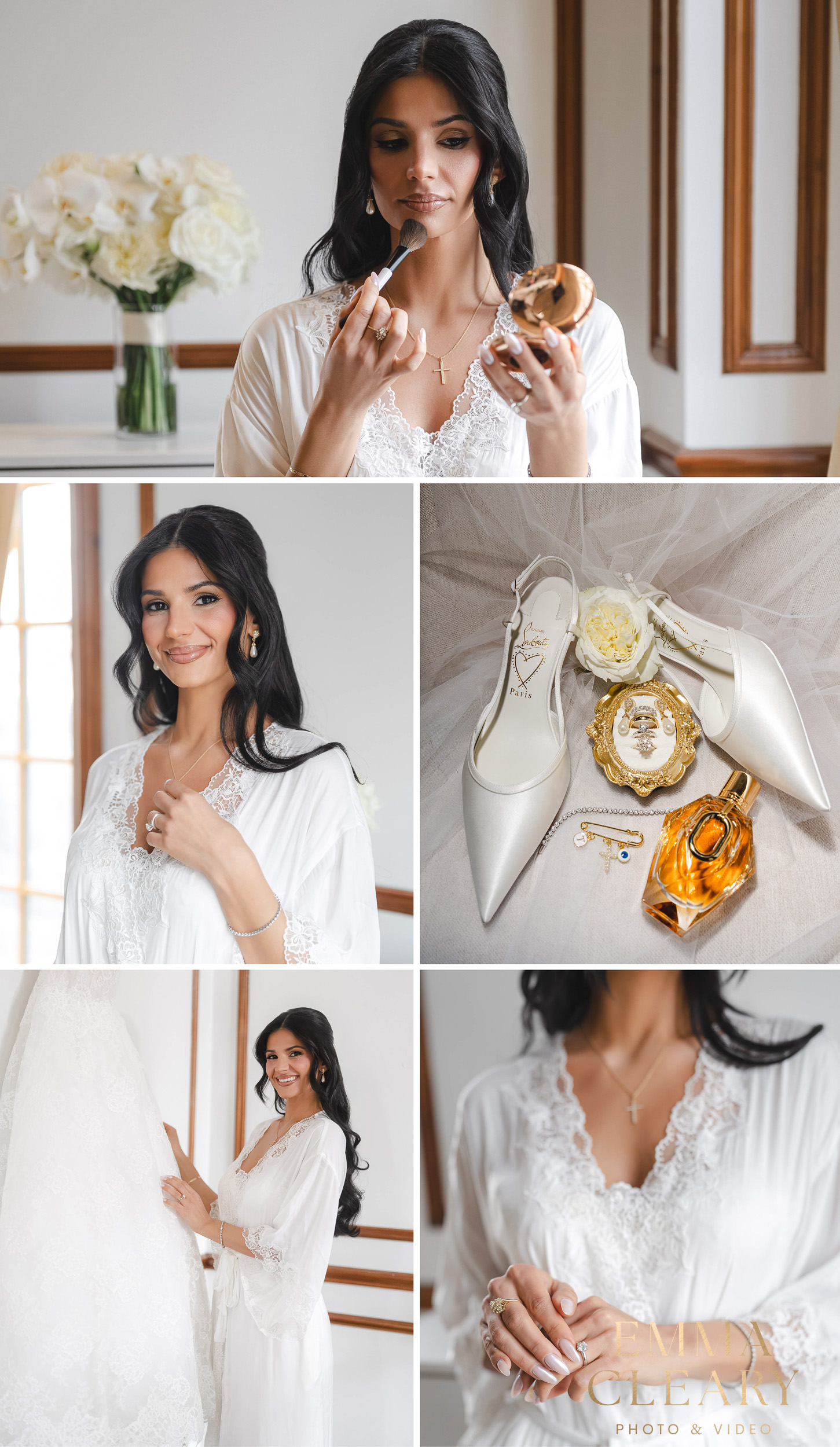 Bride getting ready photos in NY