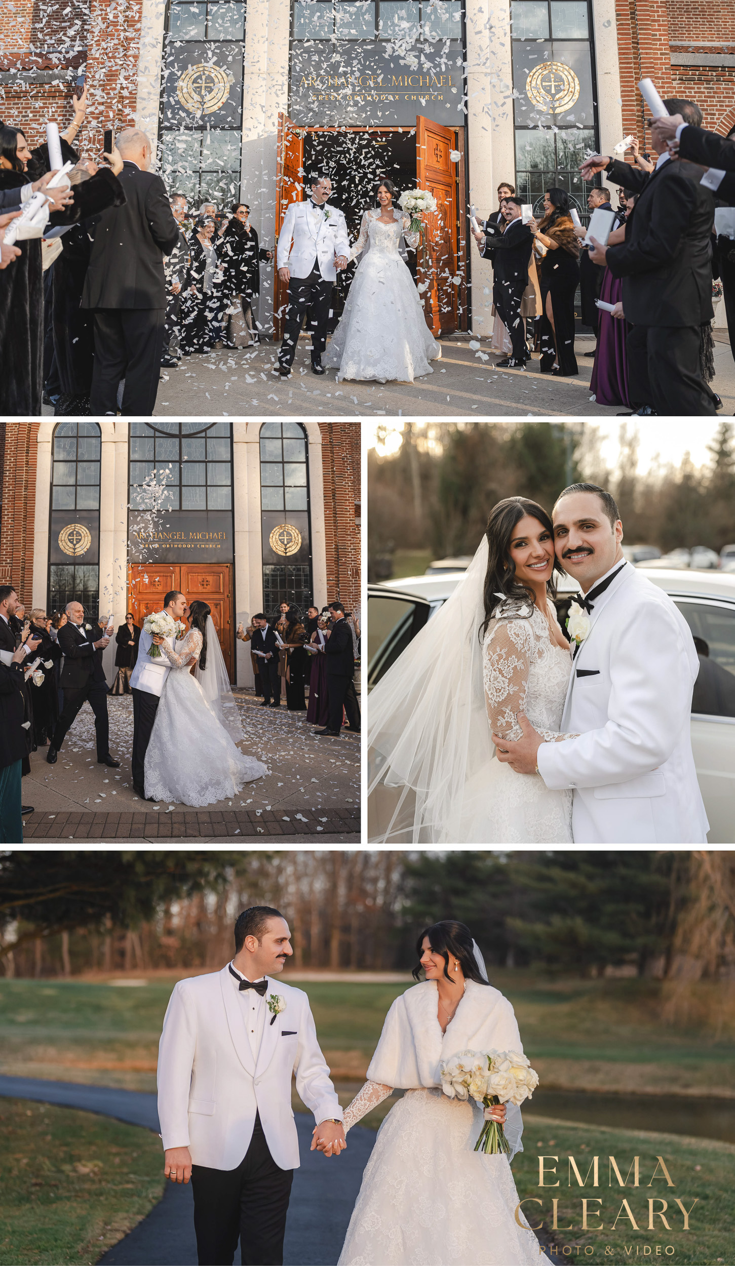 Photojournalistic wedding photos of the bride and groom in NY