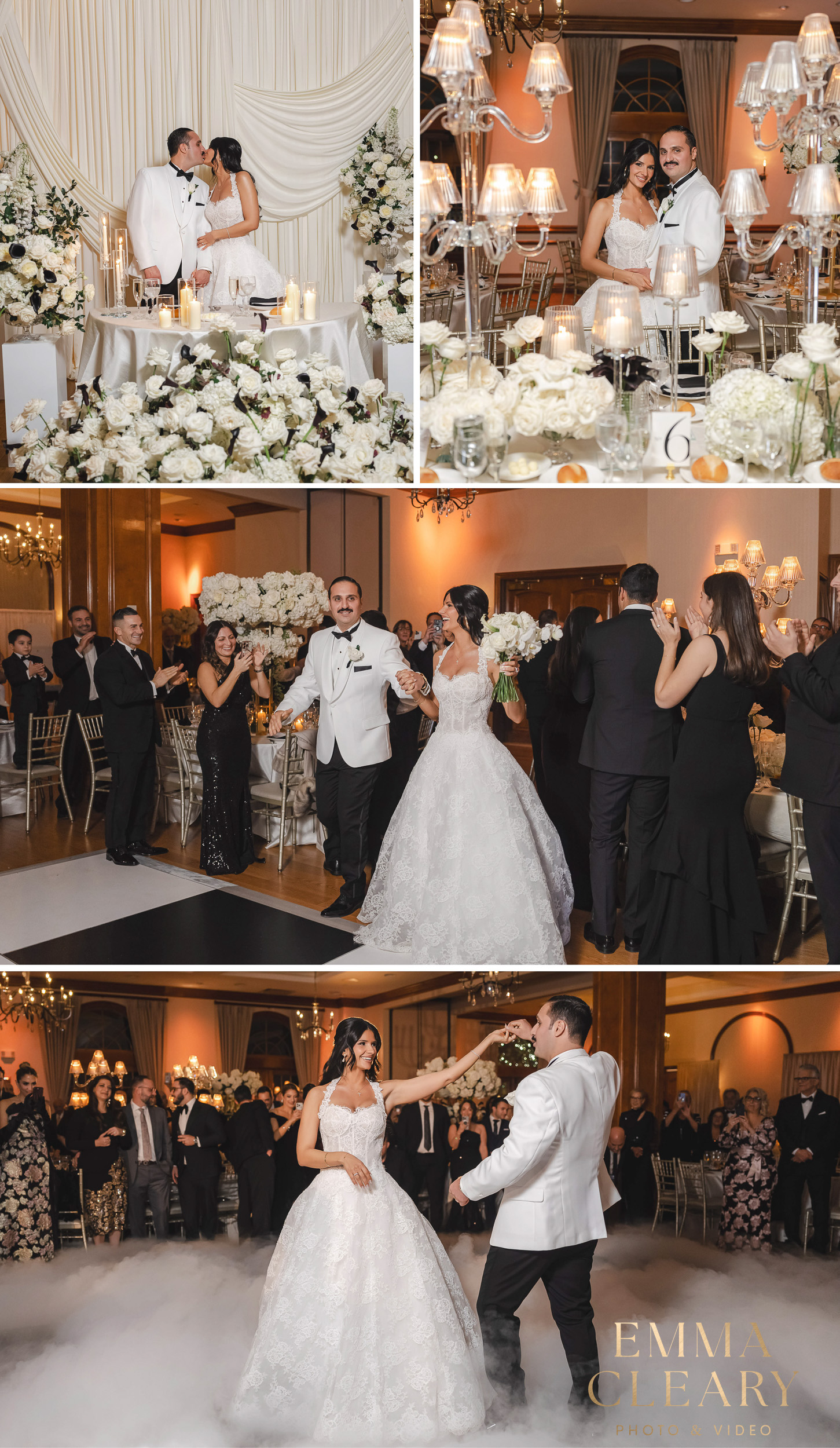 Reception photos at The Royalton on The Greens