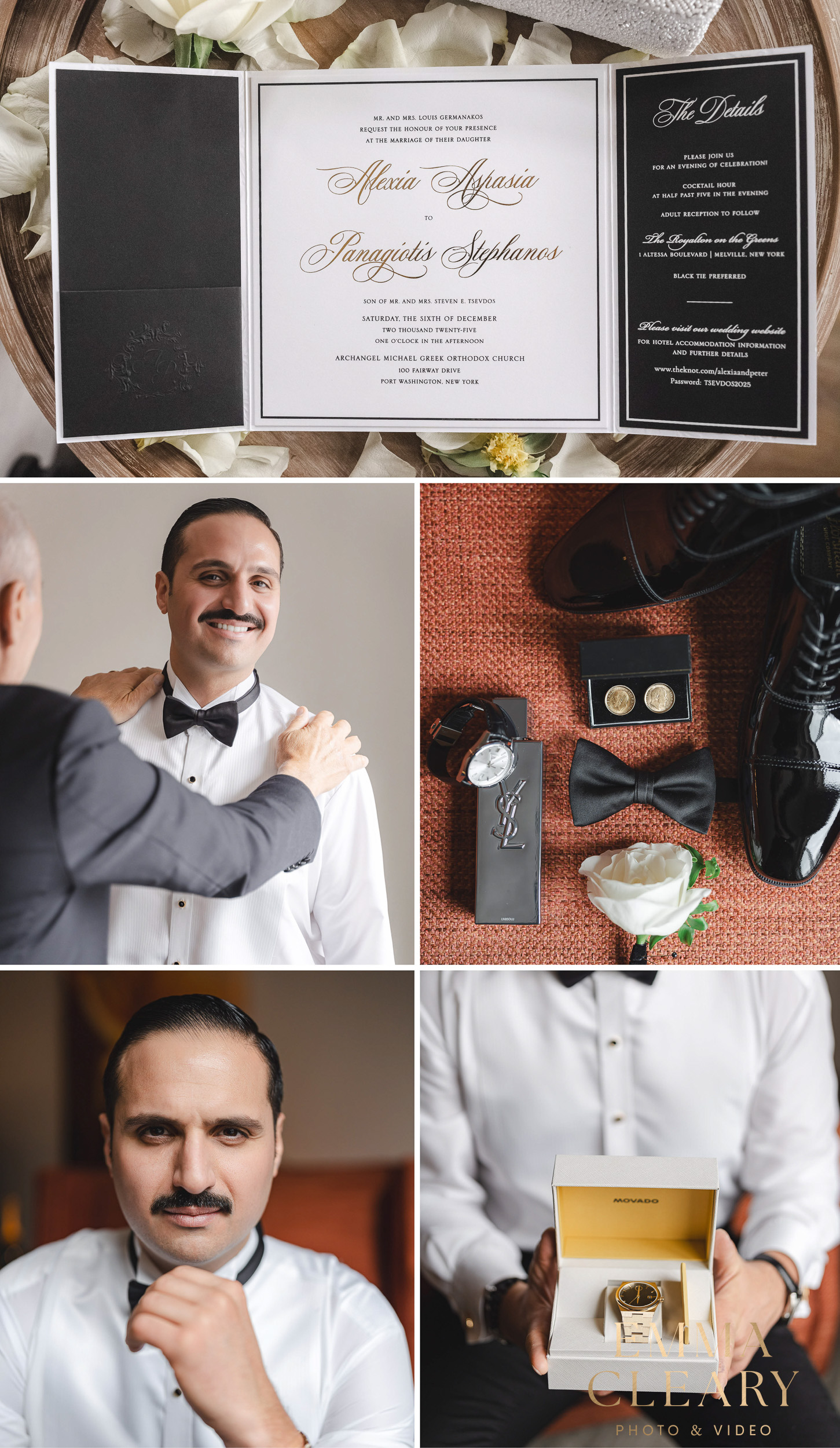 Groom getting ready photos in NY
