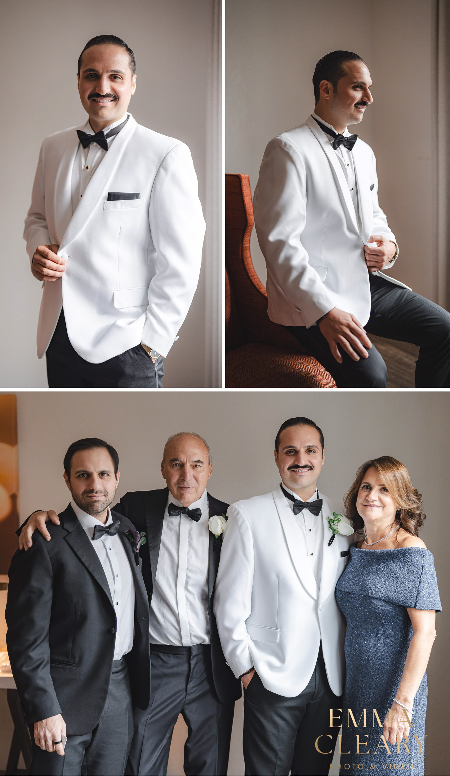 Groom getting ready photos in NY