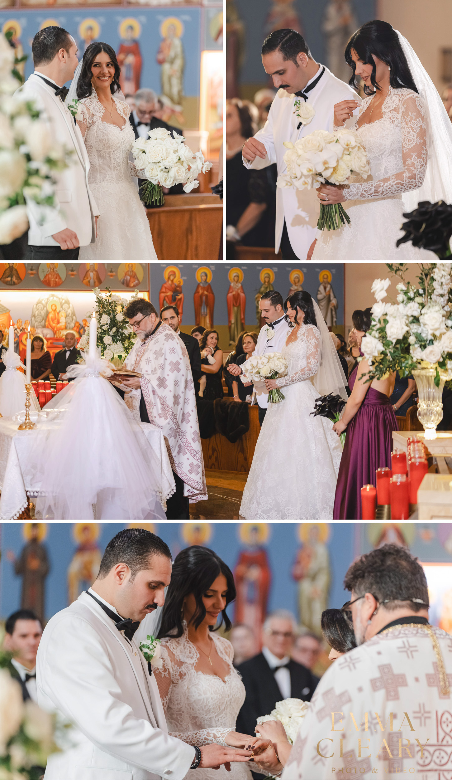 Photojournalistic photos of the NY wedding ceremony